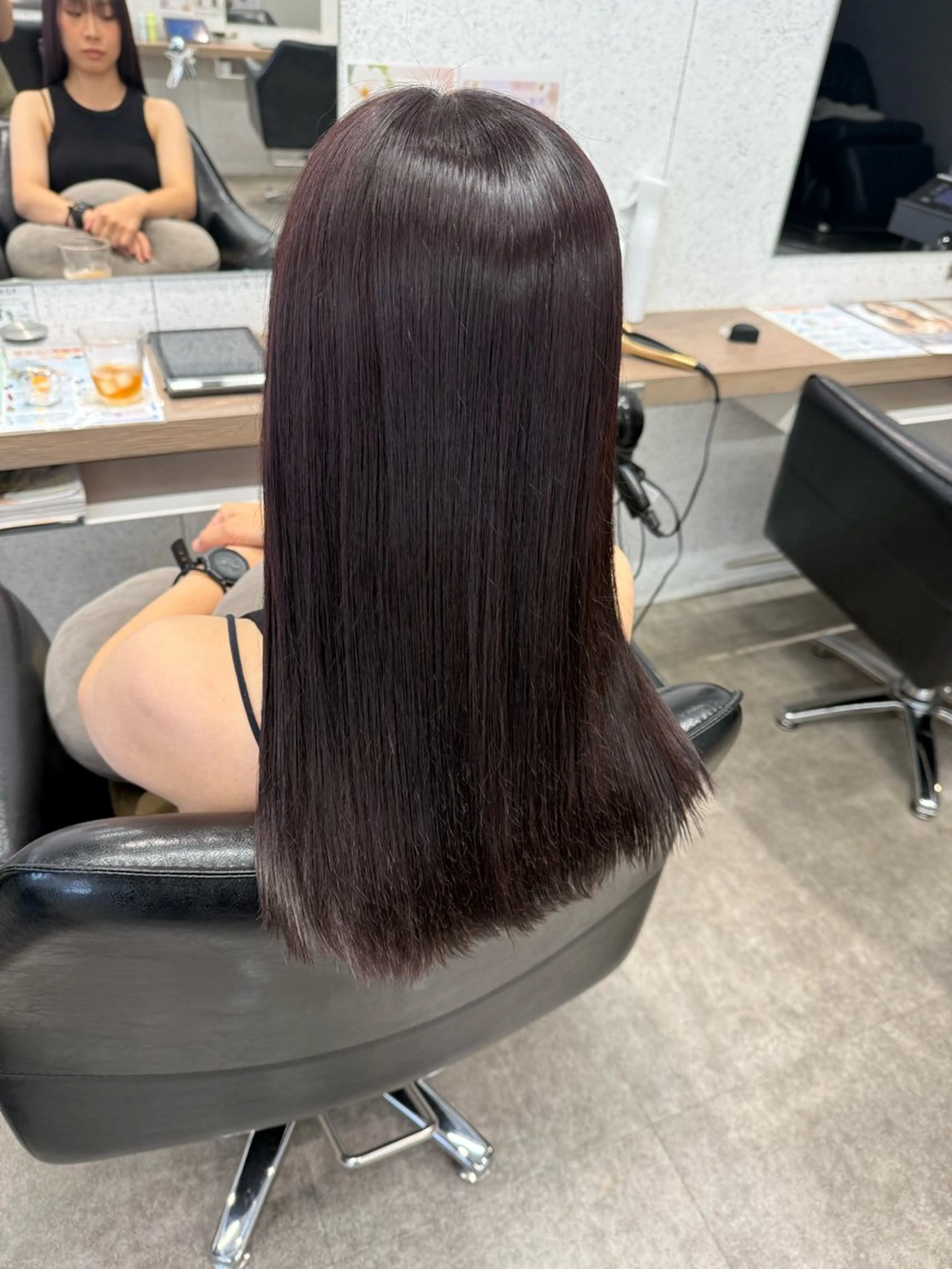 ロング ヘアカラー トリートメント 質感再生カラー/ 髪質改善/karinのヘアスタイル