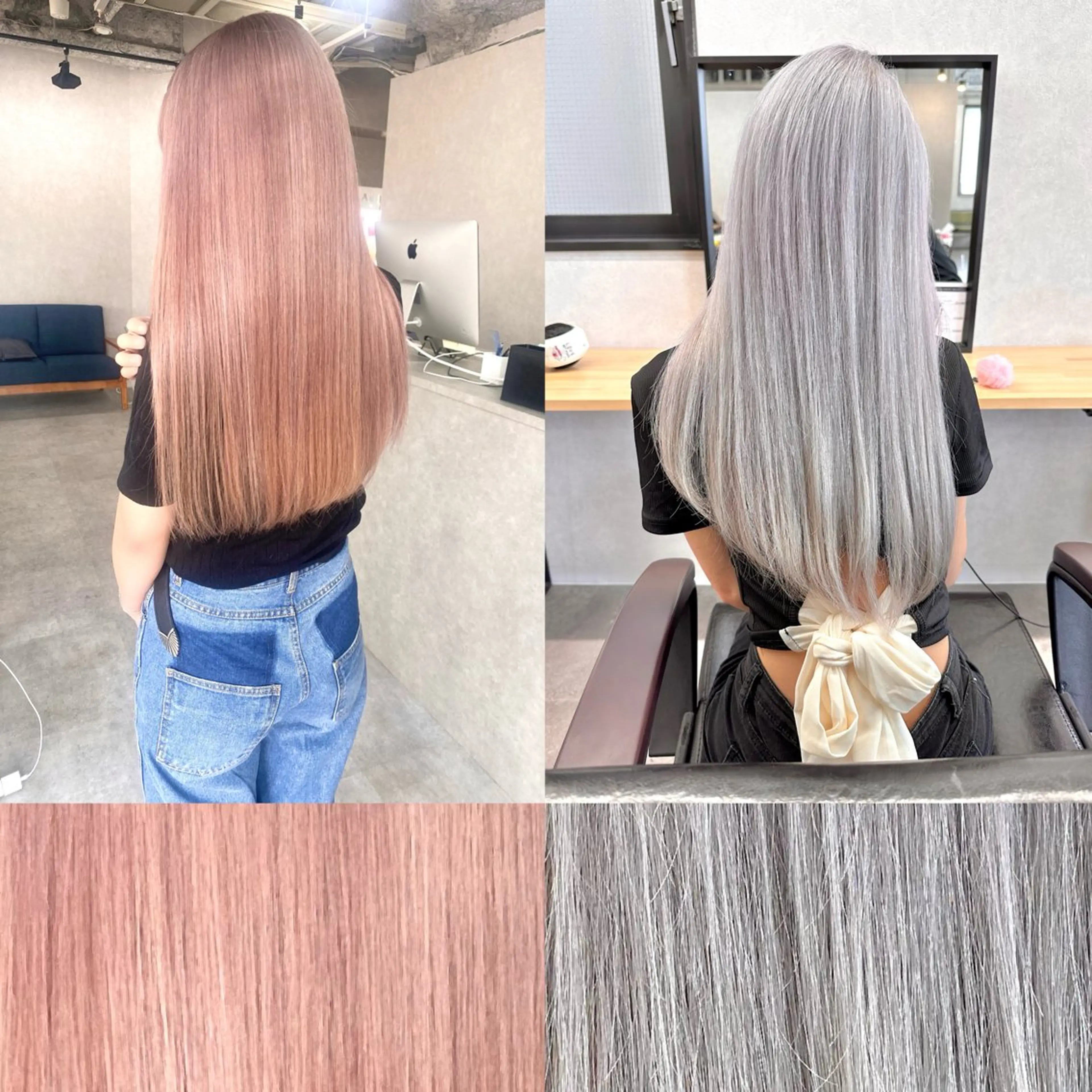 ロング ヘアカラー トリートメント 💎lino _by _ACNE💎 🧸のヘアスタイル