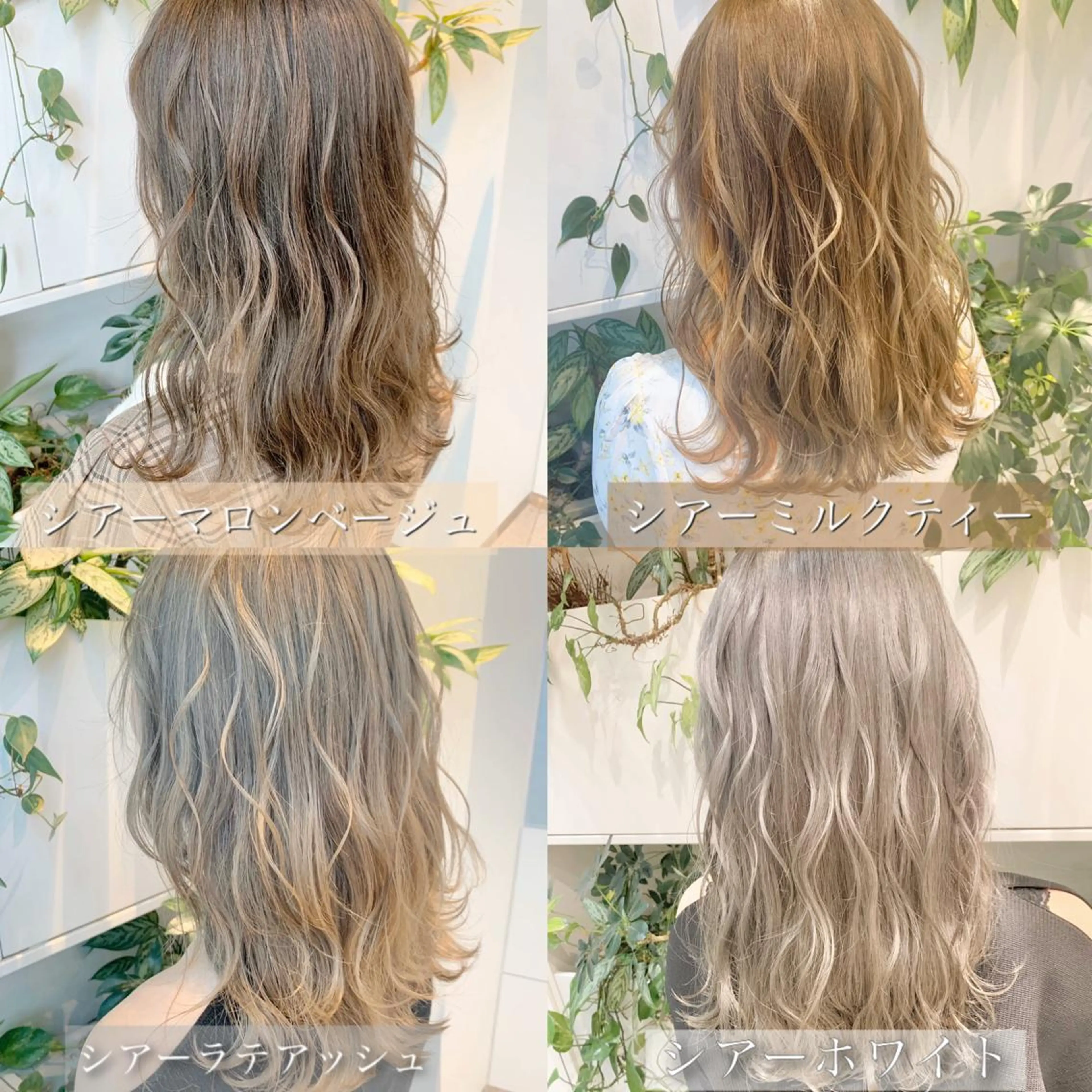 ミディアム カット ヘアカラー トリートメント 当日予約OK💐社長 💐完全個室美容室のヘアスタイル