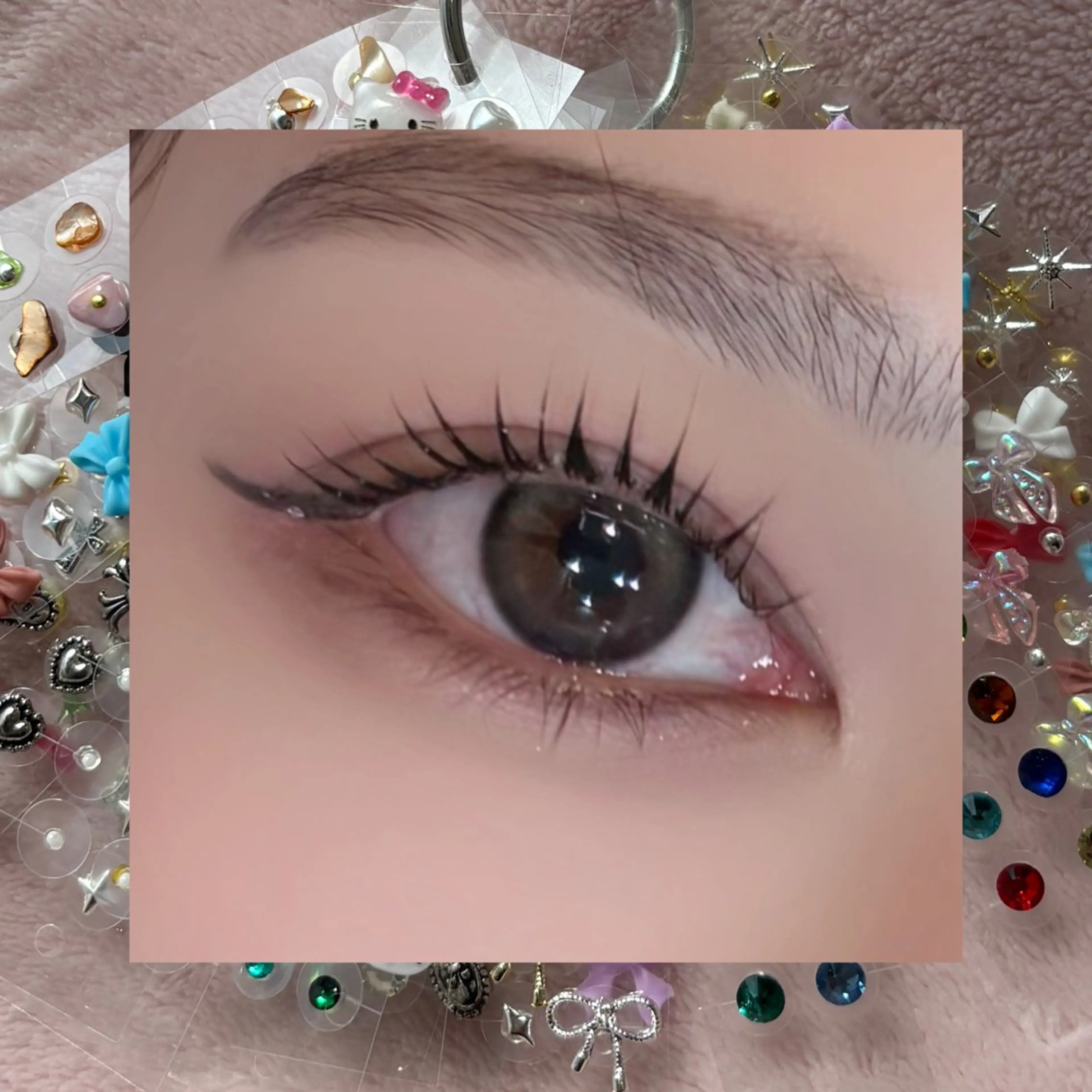 【新メニュー🎀】ラッシュリフト+耳ツボジュエリー10粒(片耳5粒)の写真