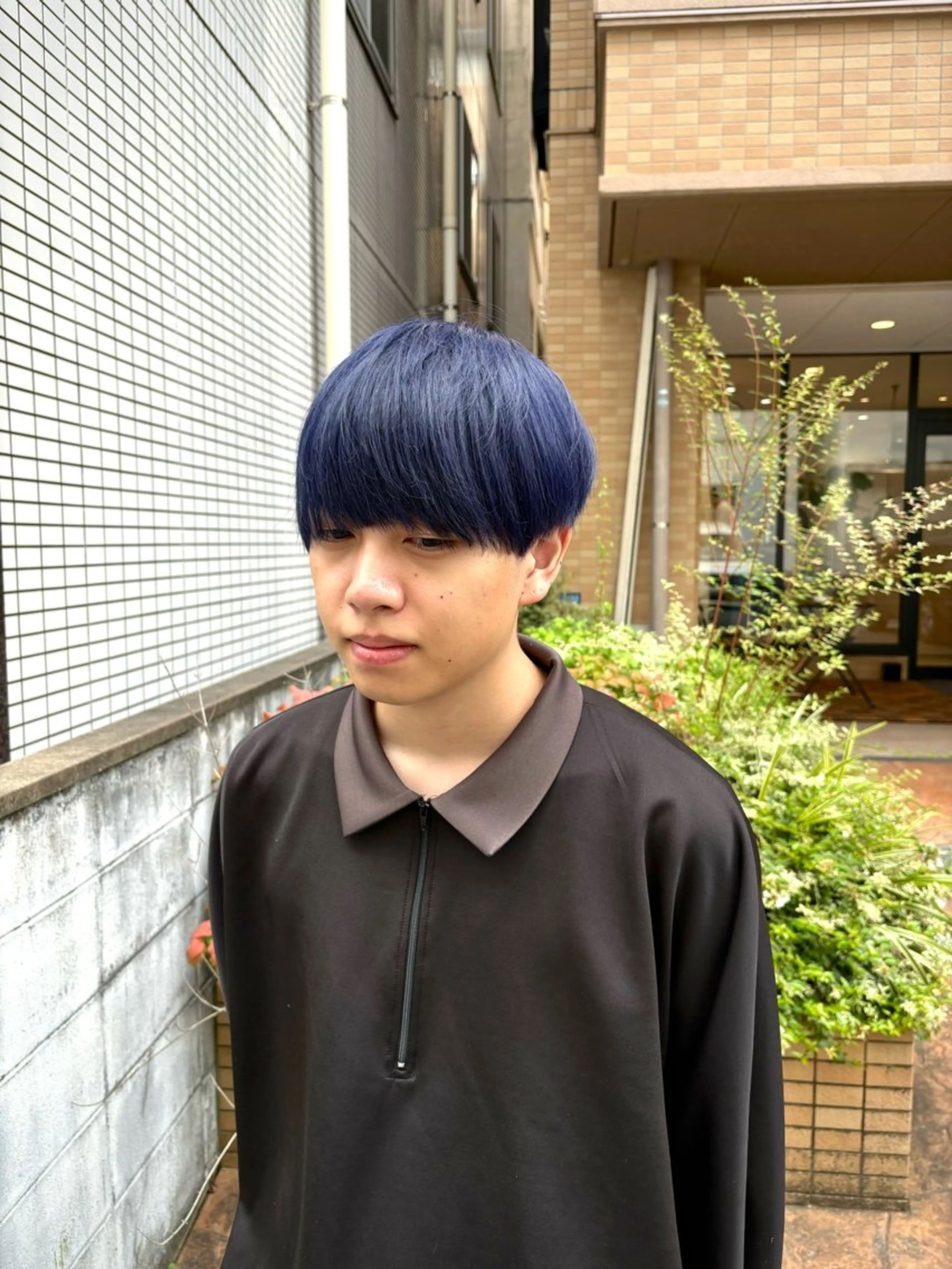 カラー メンズ ブルーカラー ヘアカラー hair garden off所属・【メンズ特化 】村斎　伶次のヘアスタイル