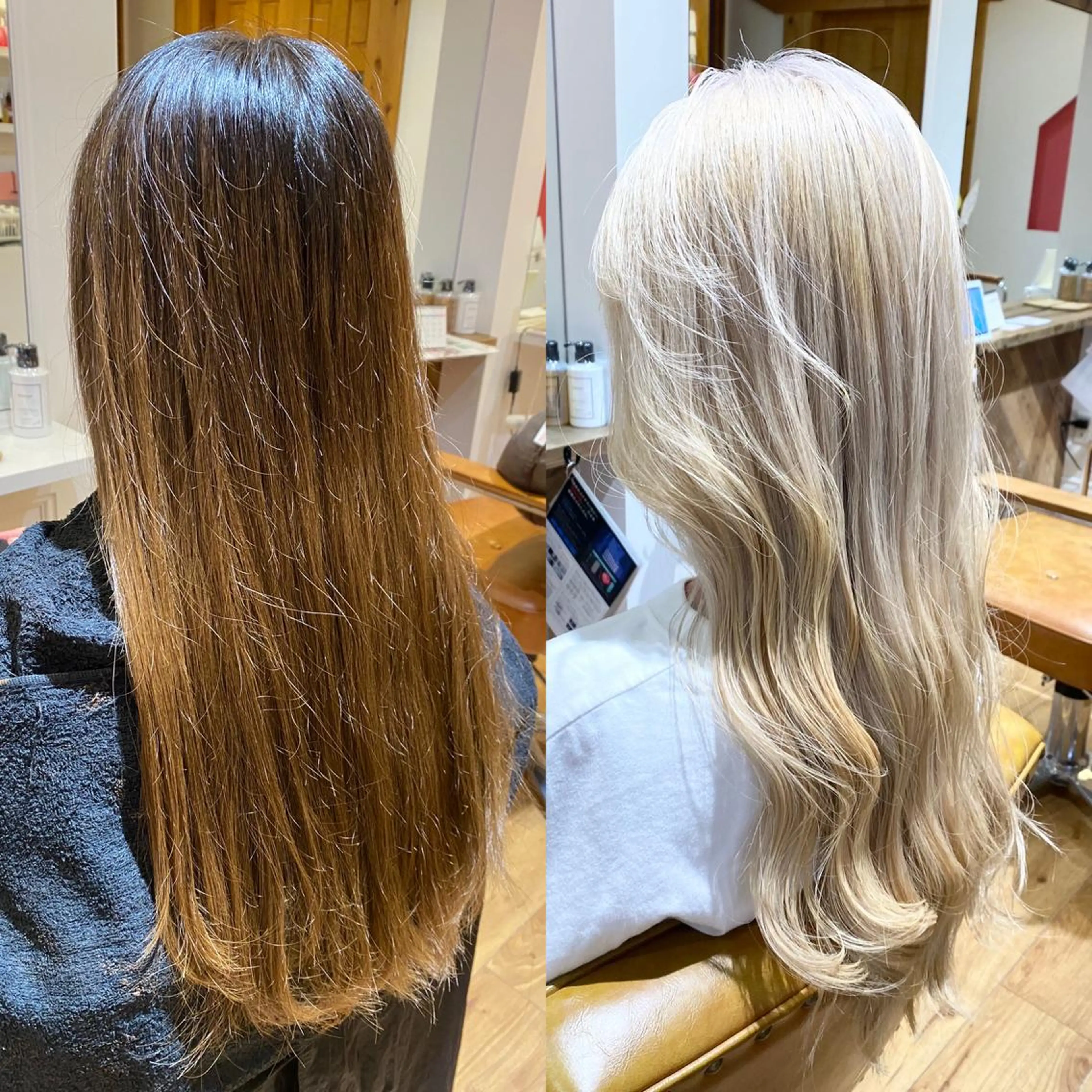 ロング アッシュ カット ヘアカラー 暗髪透明感カラー/ インナー/小島良太のヘアスタイル
