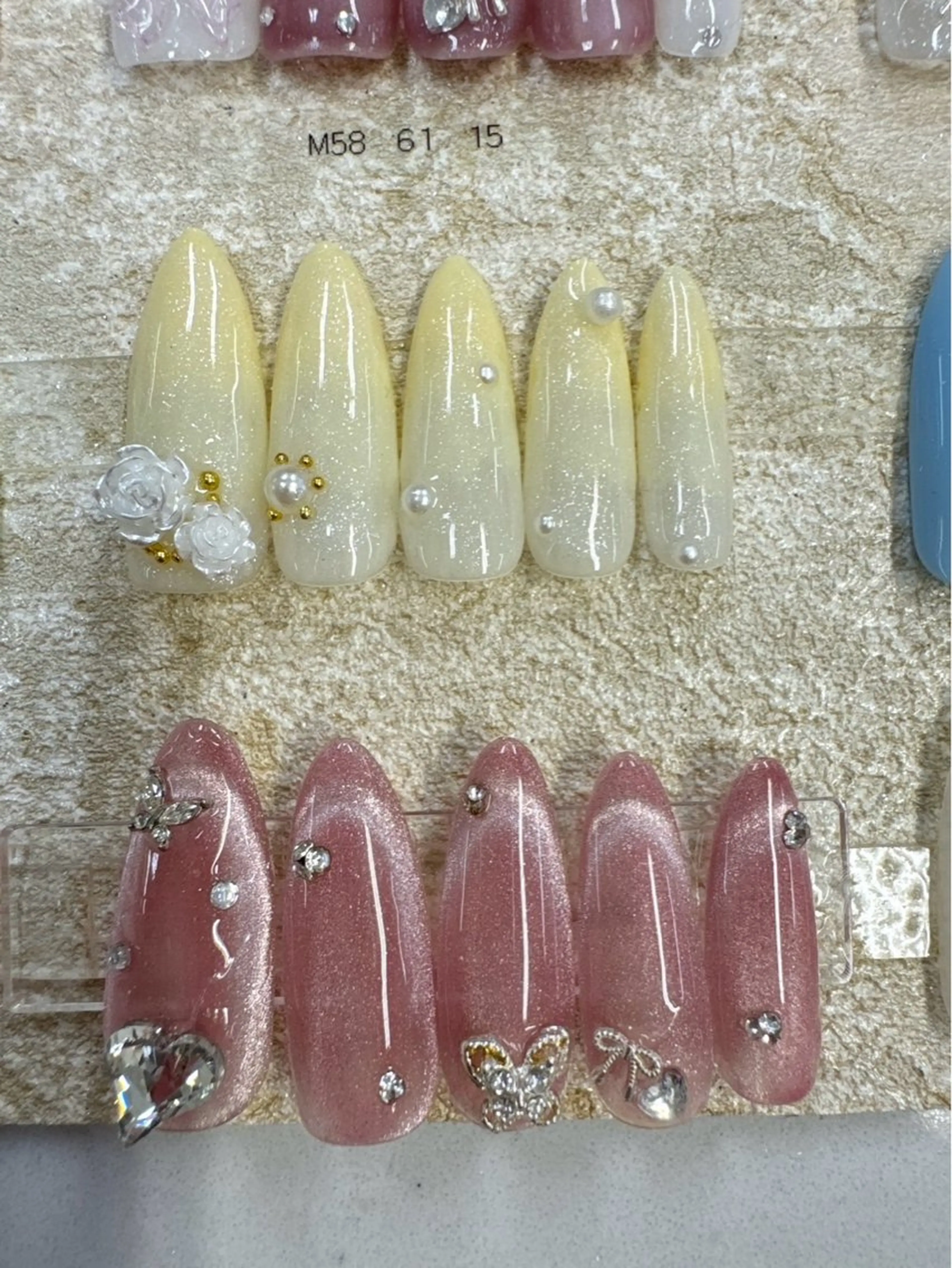ネイル フレンチネイル ジェルネイル ガラスフレンチ グラデーション キラキラネイル ハンドネイル クイーンズネイル銀座所属・中山 芳美のネイルデザイン