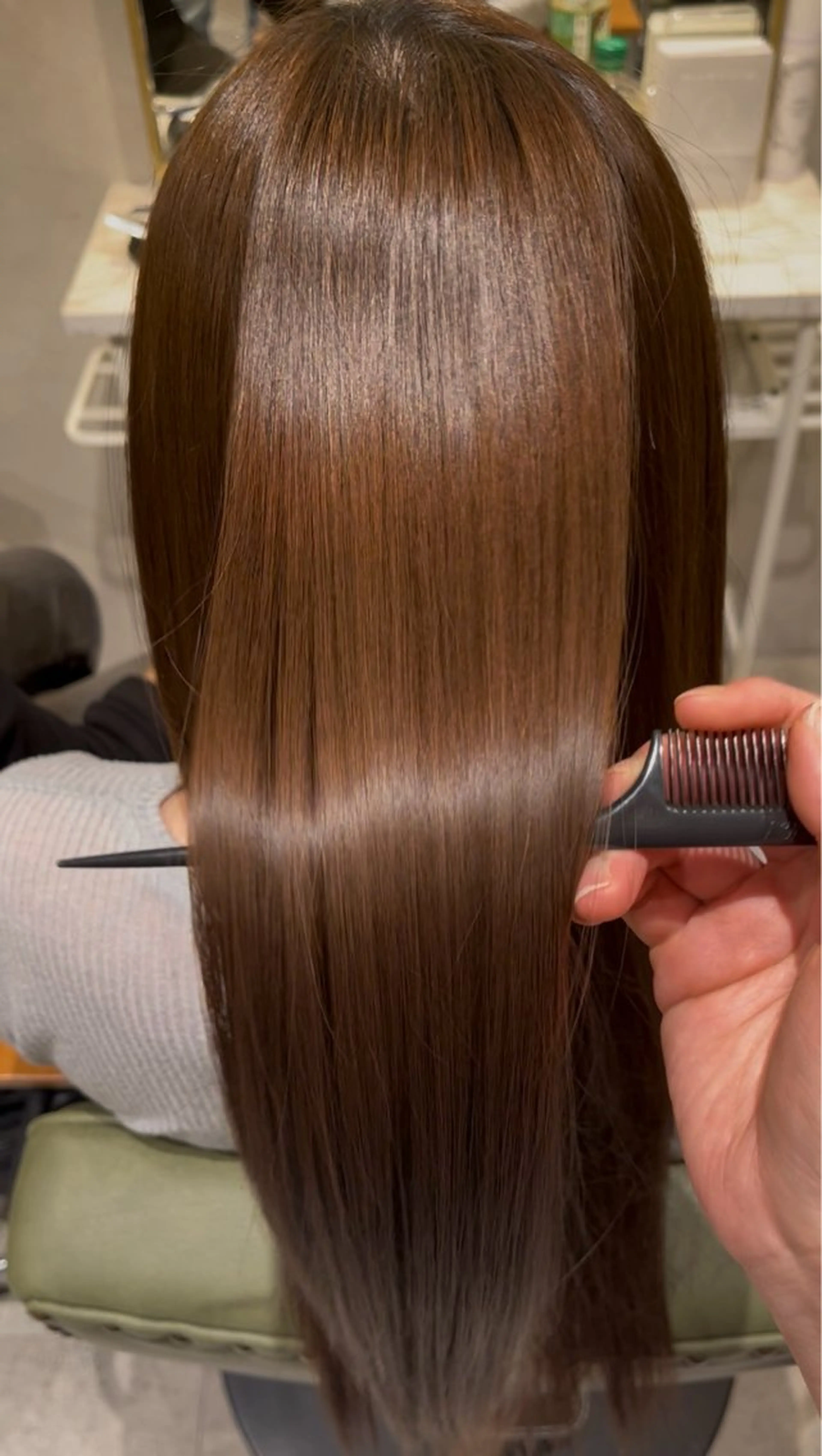 ロング トリートメント 新宿/アシスタント AiNAのヘアスタイル
