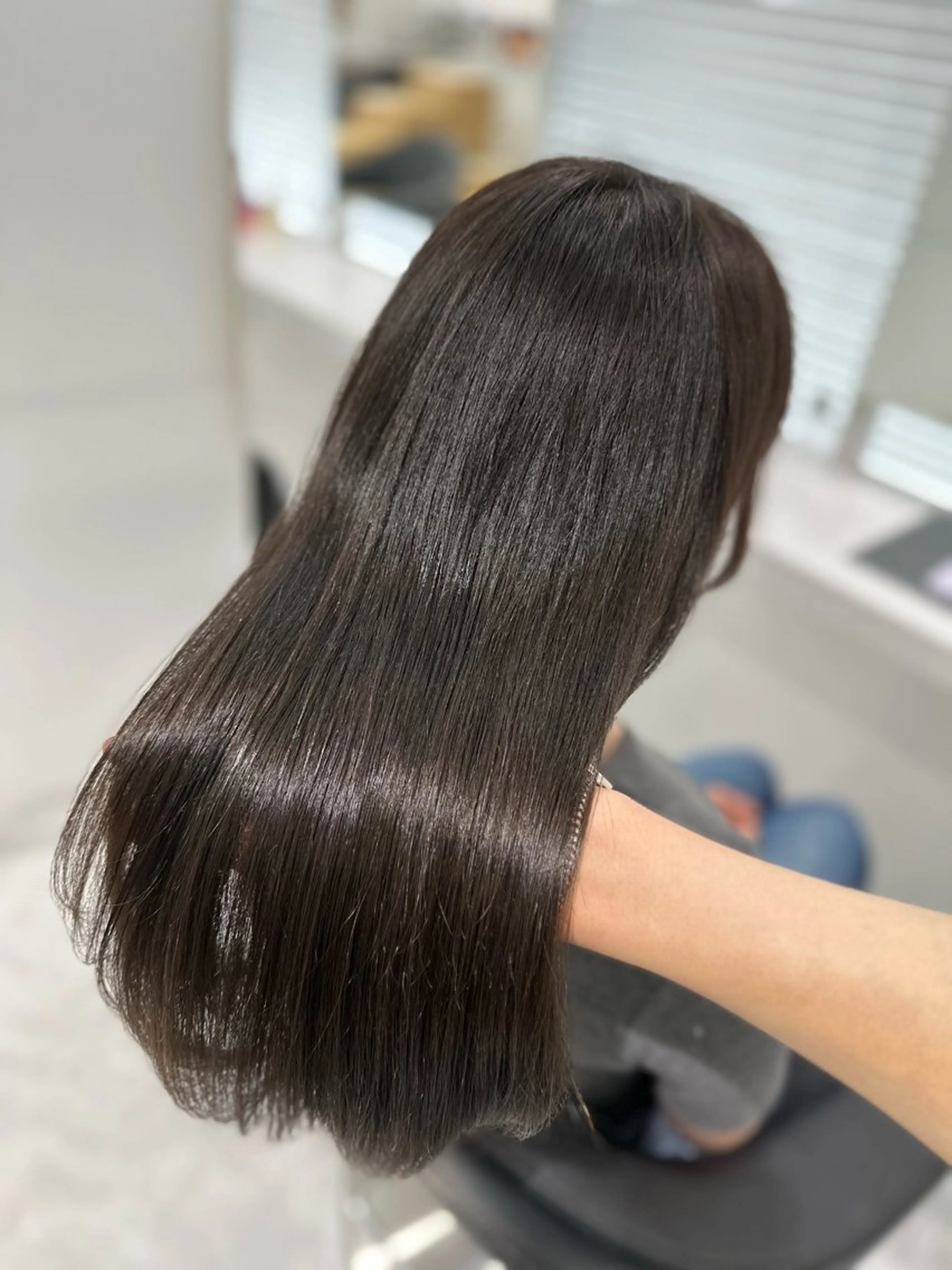 ロング カラー カット ヘアカラー トリートメント ヘッドスパ ヘアセット ♡上品韓国髪♡ブラ ウン/SAYATOのヘアスタイル