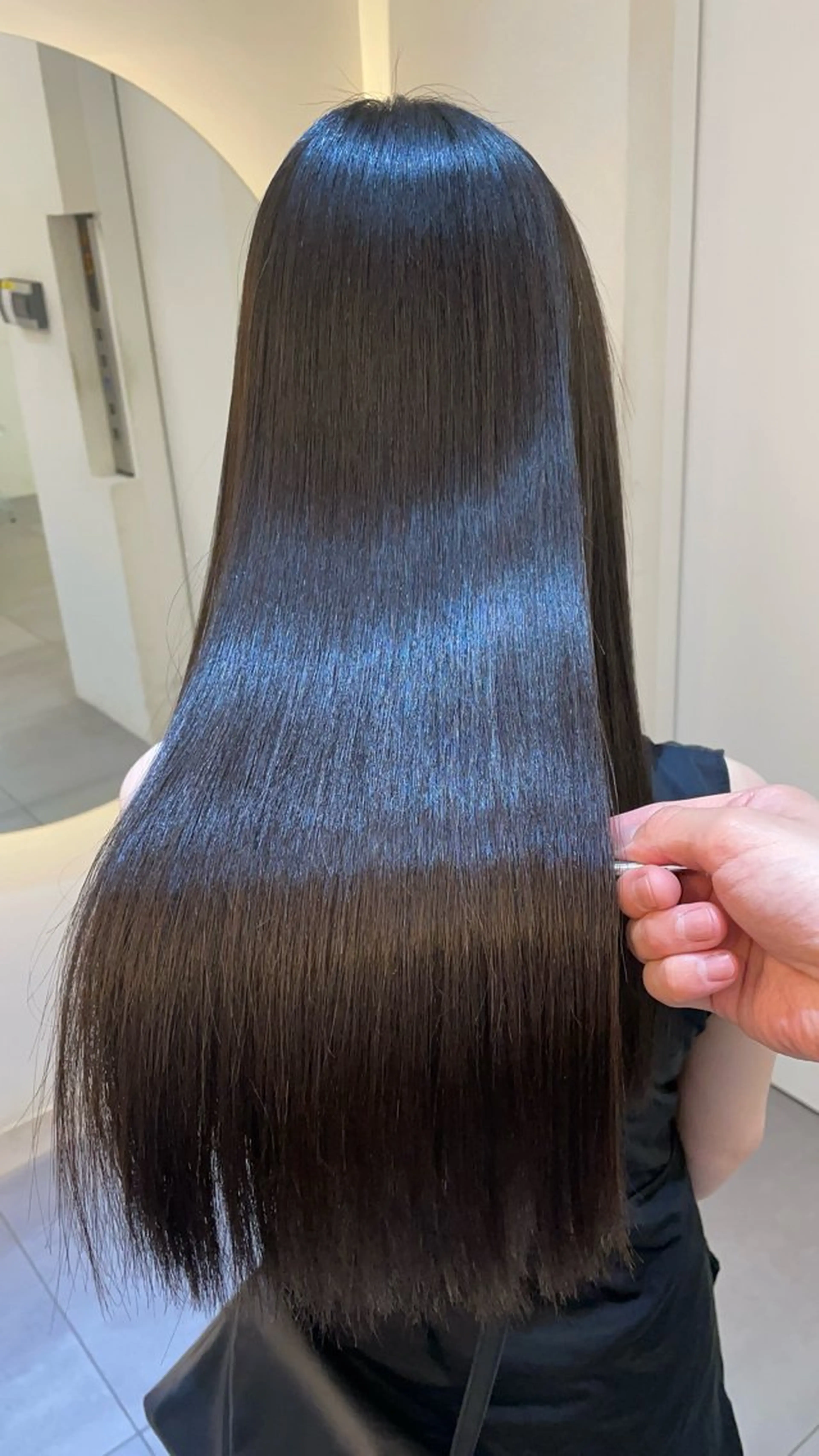 ロング カット 縮毛矯正 トリートメント ヘッドスパ ✨髪質改善✨美髪 矯正🫧小泉のヘアスタイル