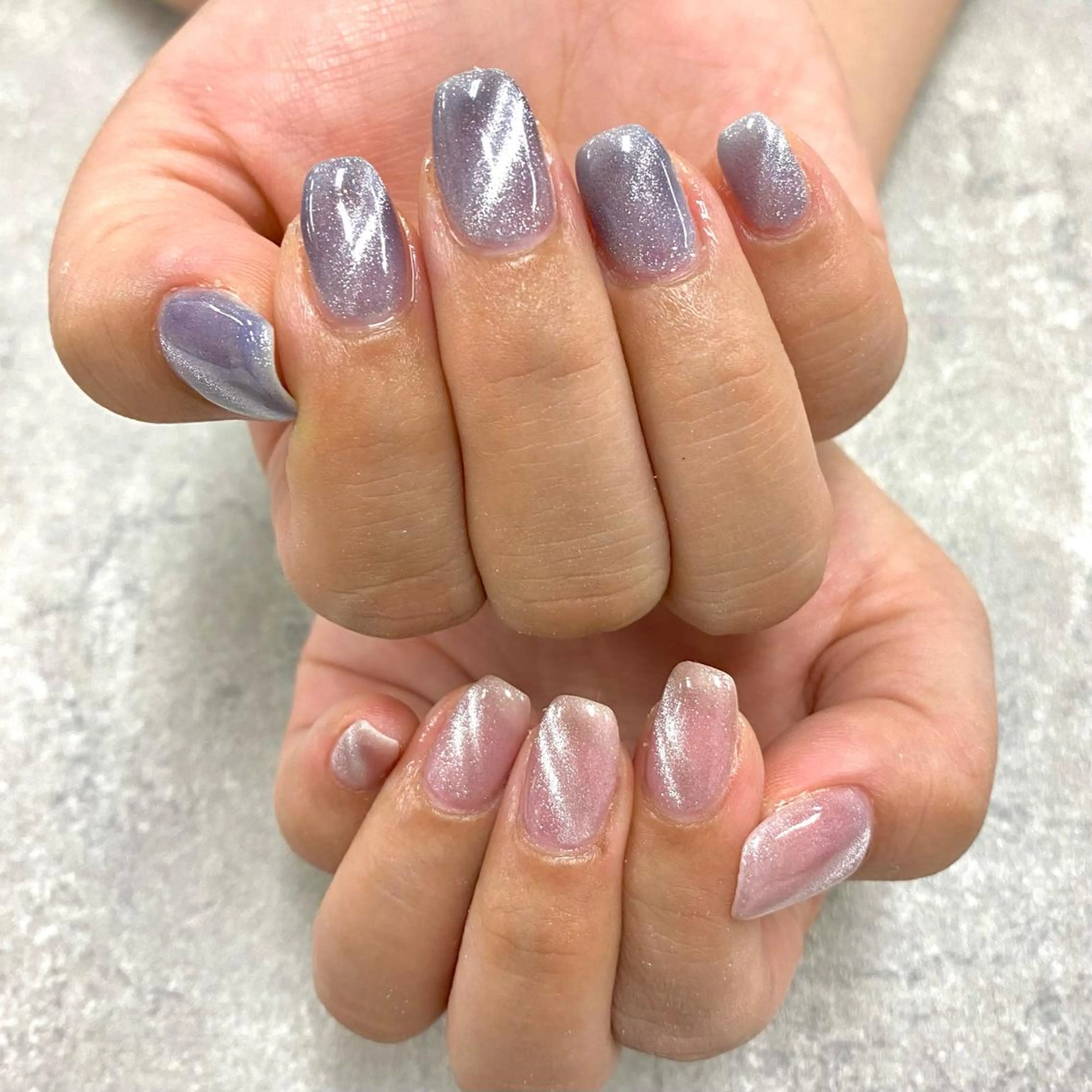 ネイル フットネイル フレンチネイル ジェルネイル ガラスフレンチ グラデーション ハンドネイル NUMAZAWA KASUMIのネイルデザイン