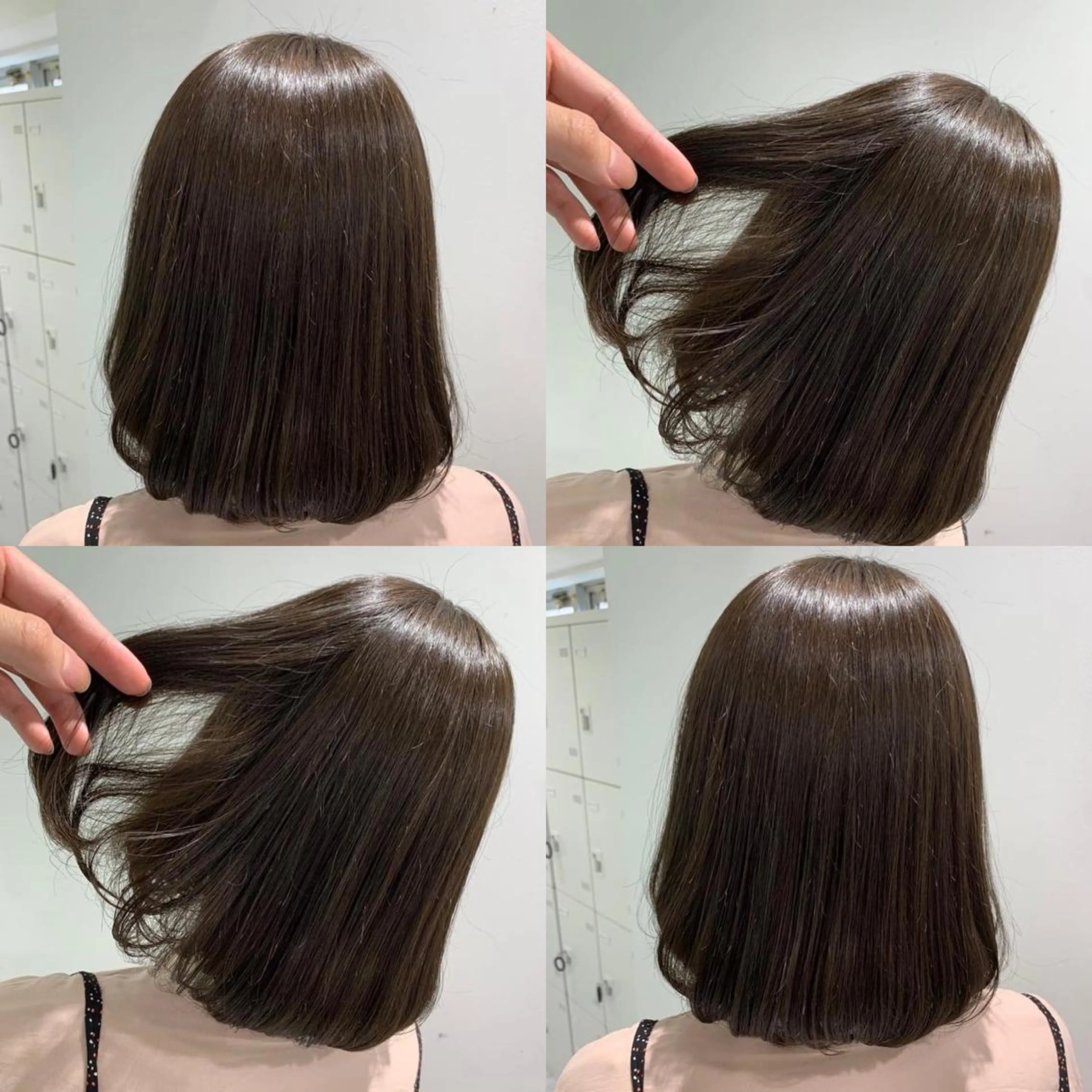 ミディアム ヘアカラー トリートメント ヘッドスパ ヘアセット I S所属・🌿透明感カラー‪ 縮毛矯正✨かずきのヘアスタイル