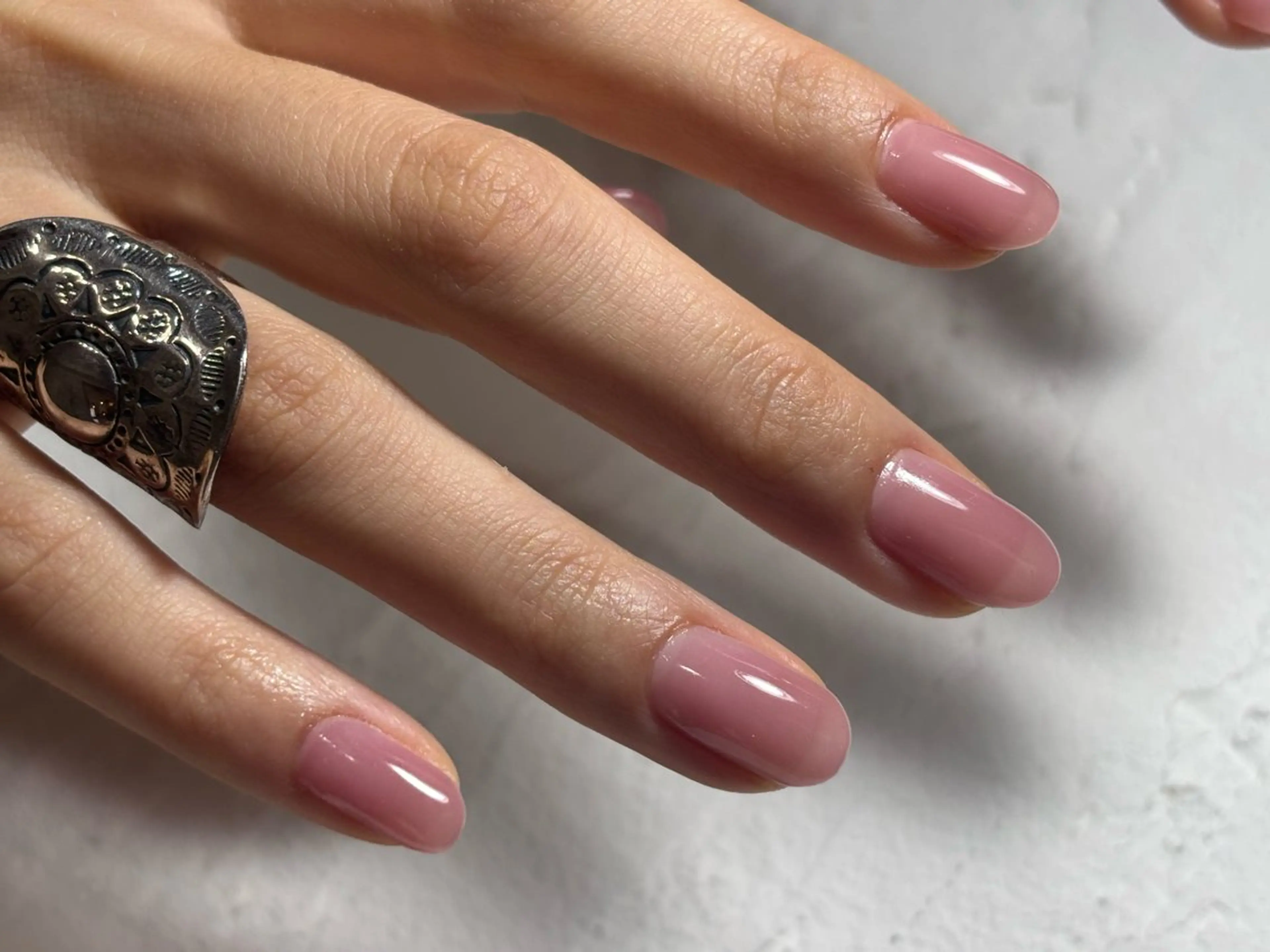 ネイル ピンク ハンドネイル Elio所属・Elio 国泰寺のネイルデザイン