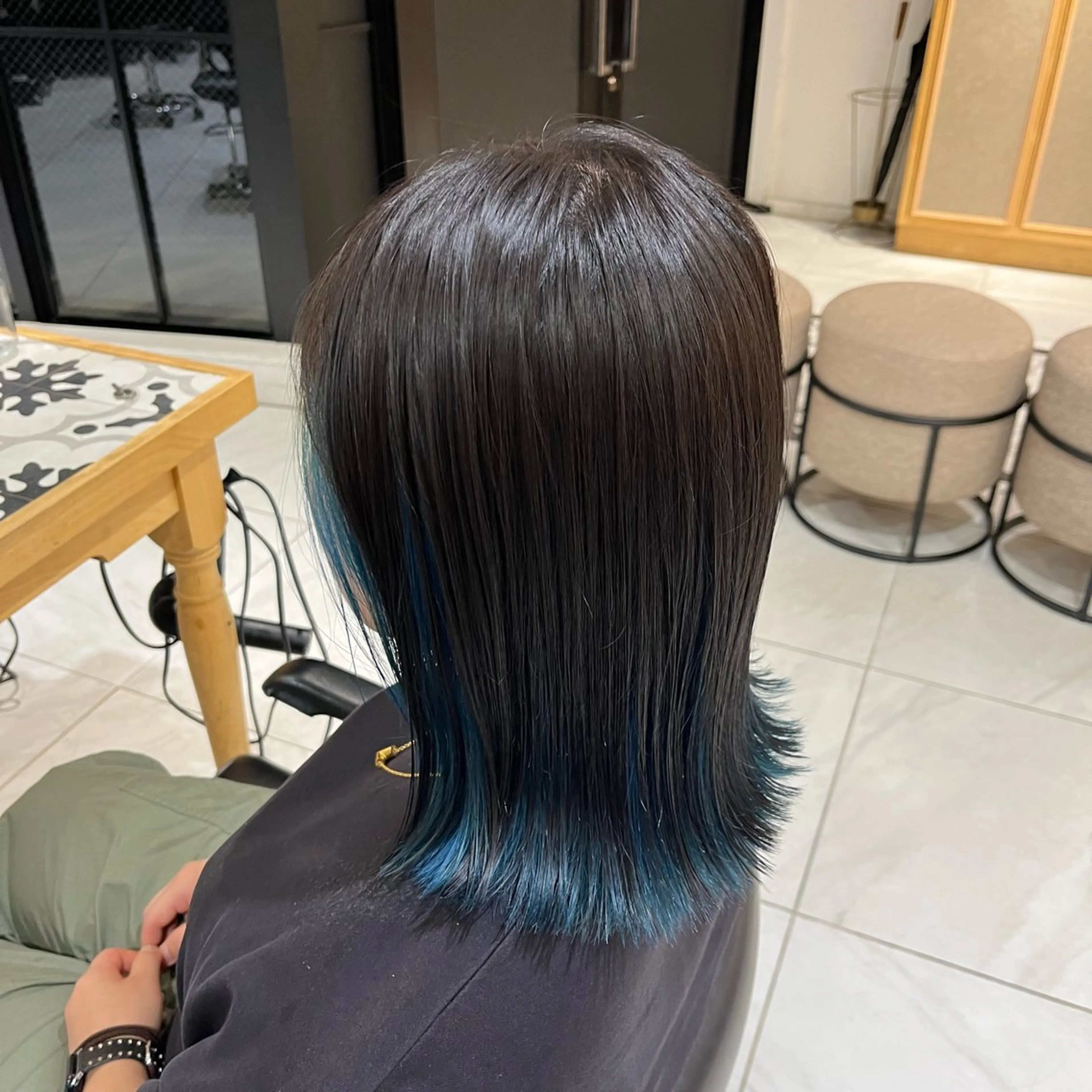 ミディアム カラー ヘアカラー トリートメント ナミ🩶暗髪/暖色 ❤️/透明感/縮毛のヘアスタイル