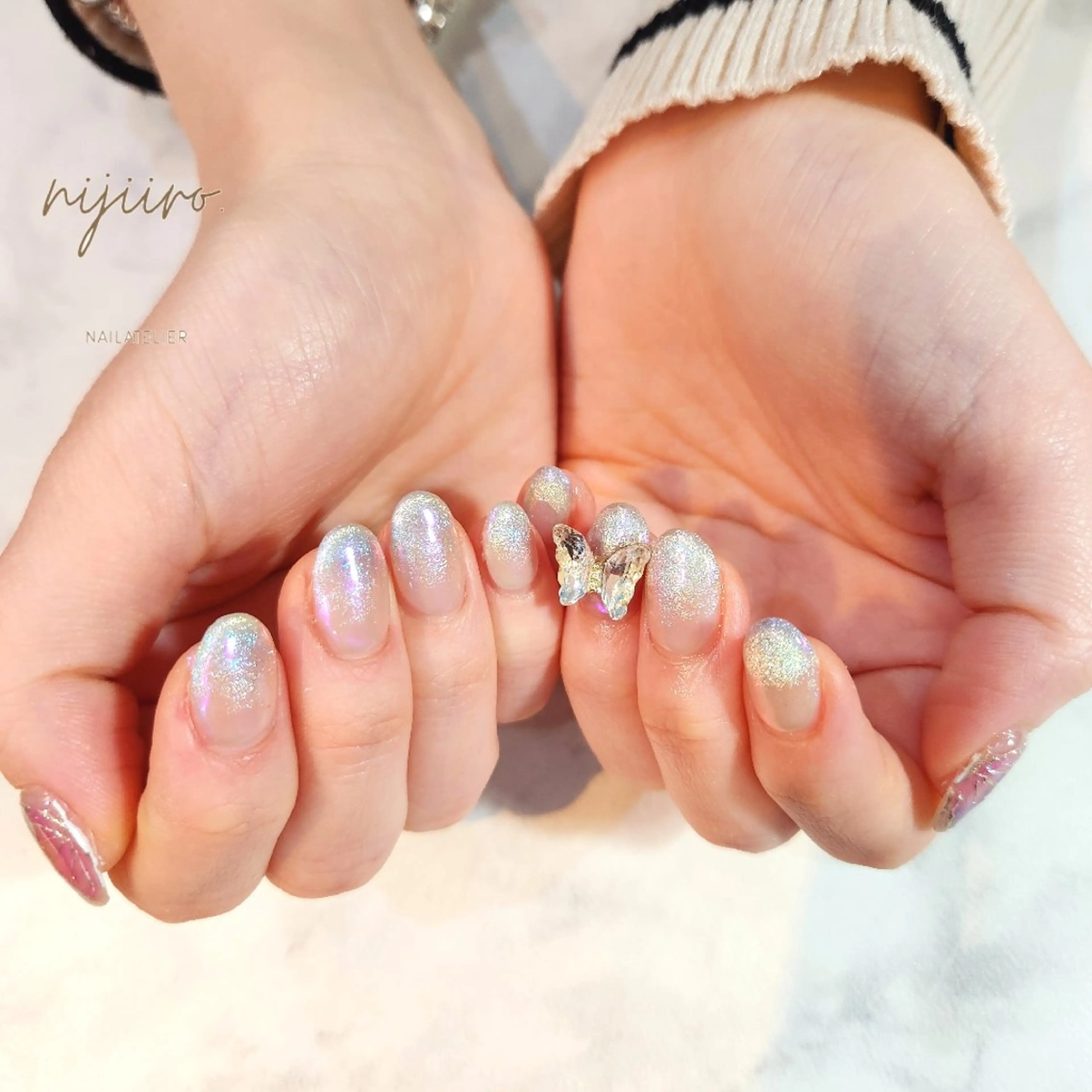 ネイル ハンドネイル nailatelier nijiiro.所属・nijiiro🌈 サトウのネイルデザイン