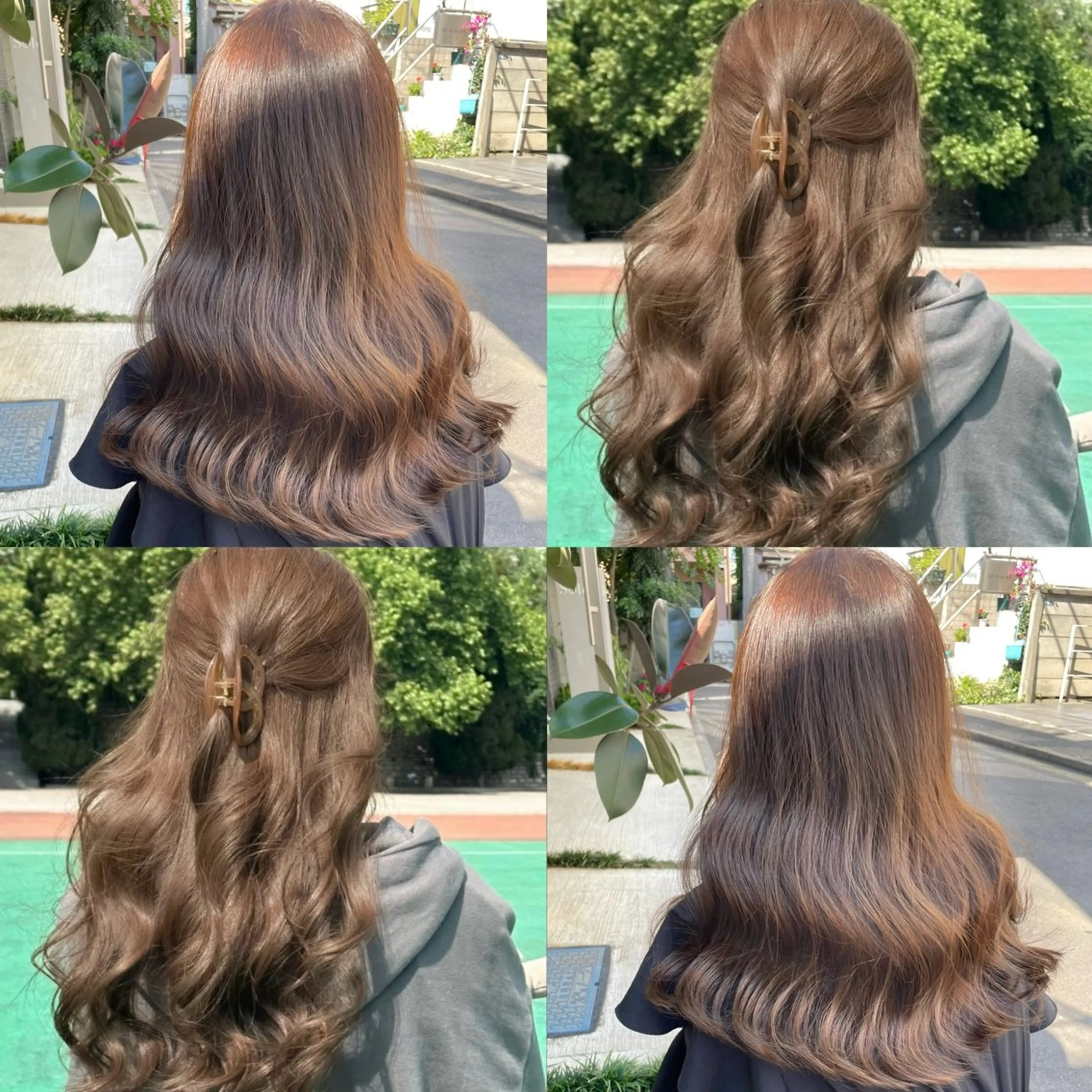 ロング カラー カット ヘアカラー トリートメント kana ブリーチなしカラー✨のヘアスタイル