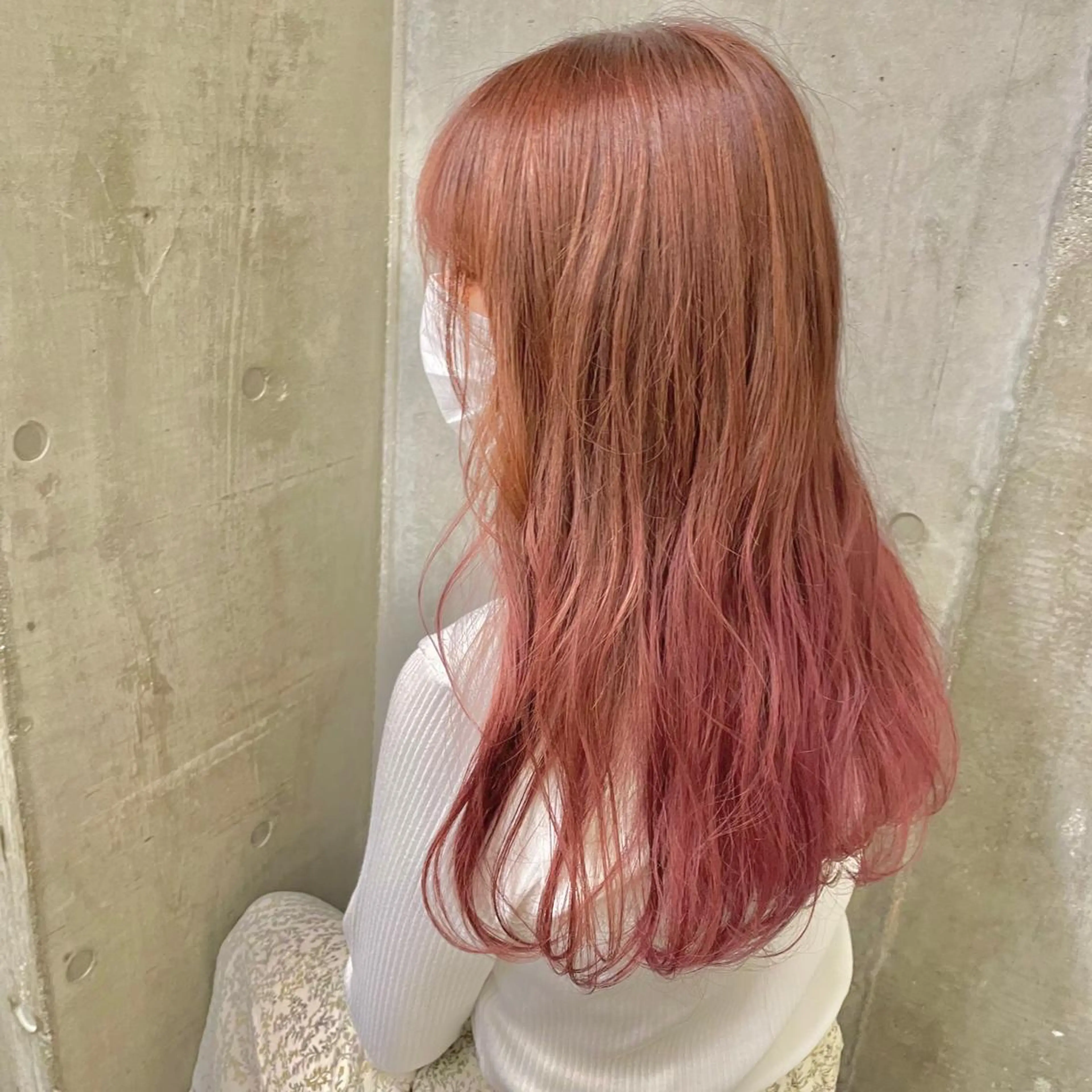カラー グラデーションカラー ピンクカラー 🫧BUBBLES 新所沢　かとうゆきのヘアスタイル