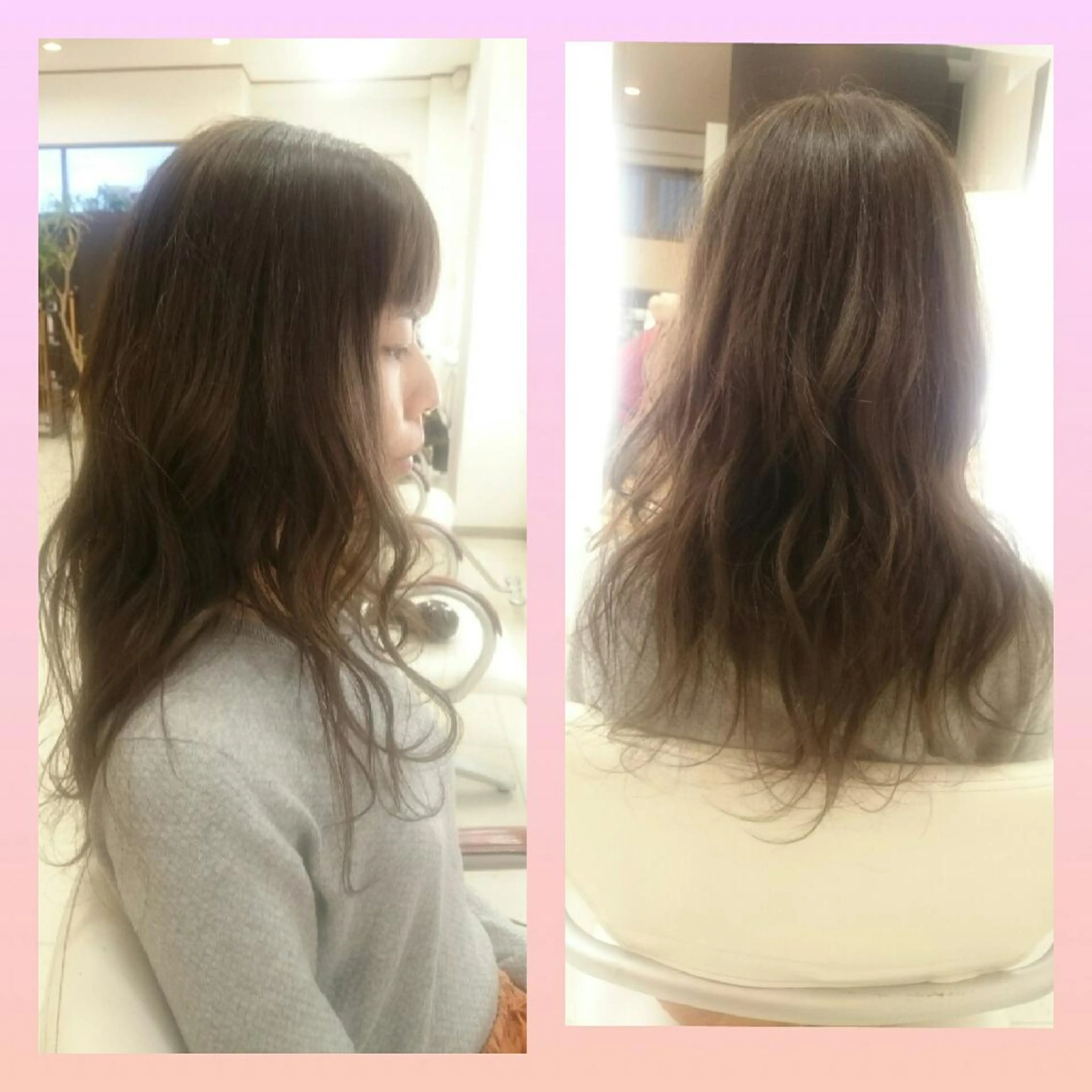 ロング キンジョウ エナミのヘアスタイル