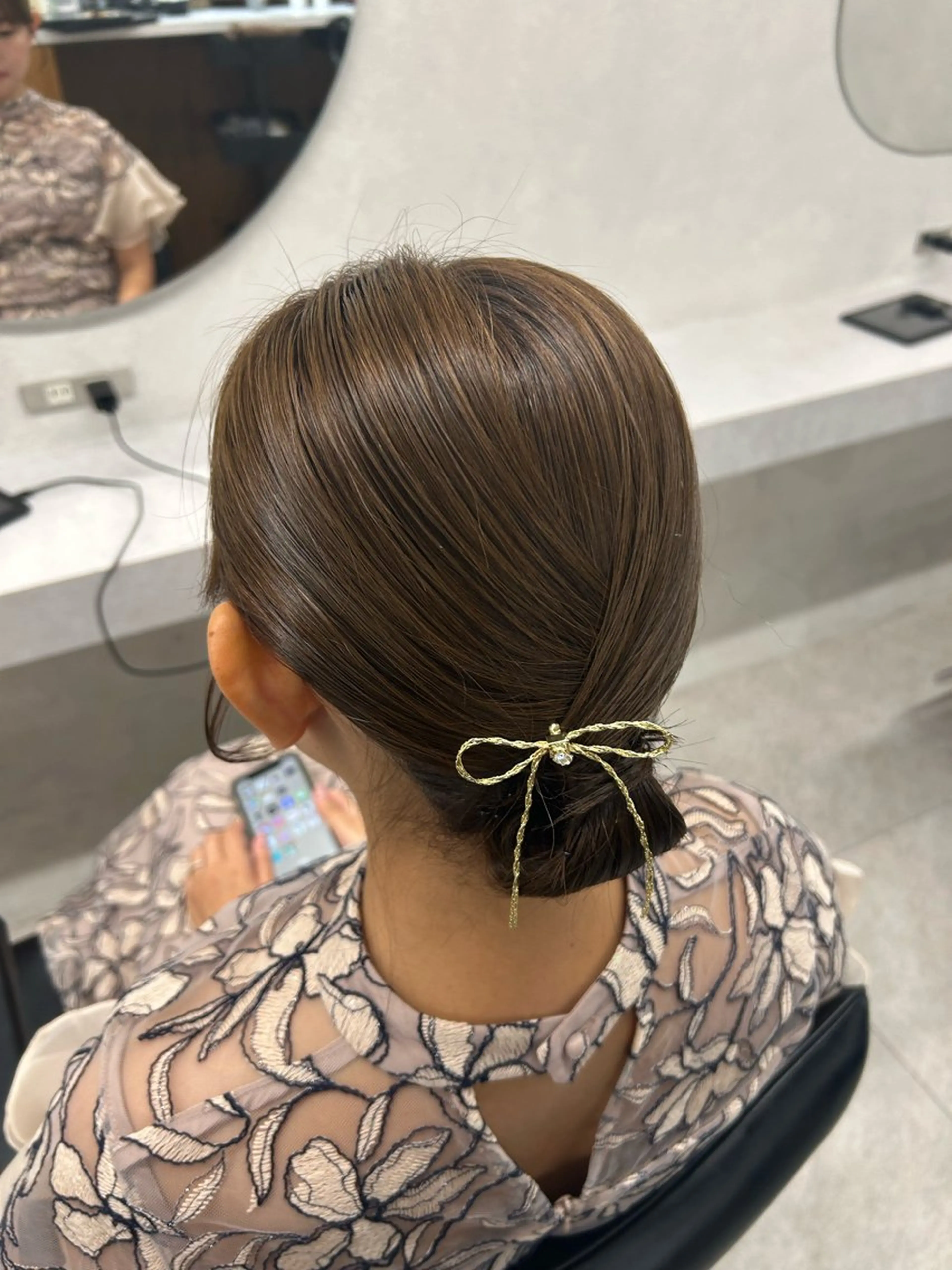 ミディアム ヘアアレンジ ヘアセット NOAHL大宮所属・🌷HARU 暖色/ヘアセット🫧のヘアスタイル