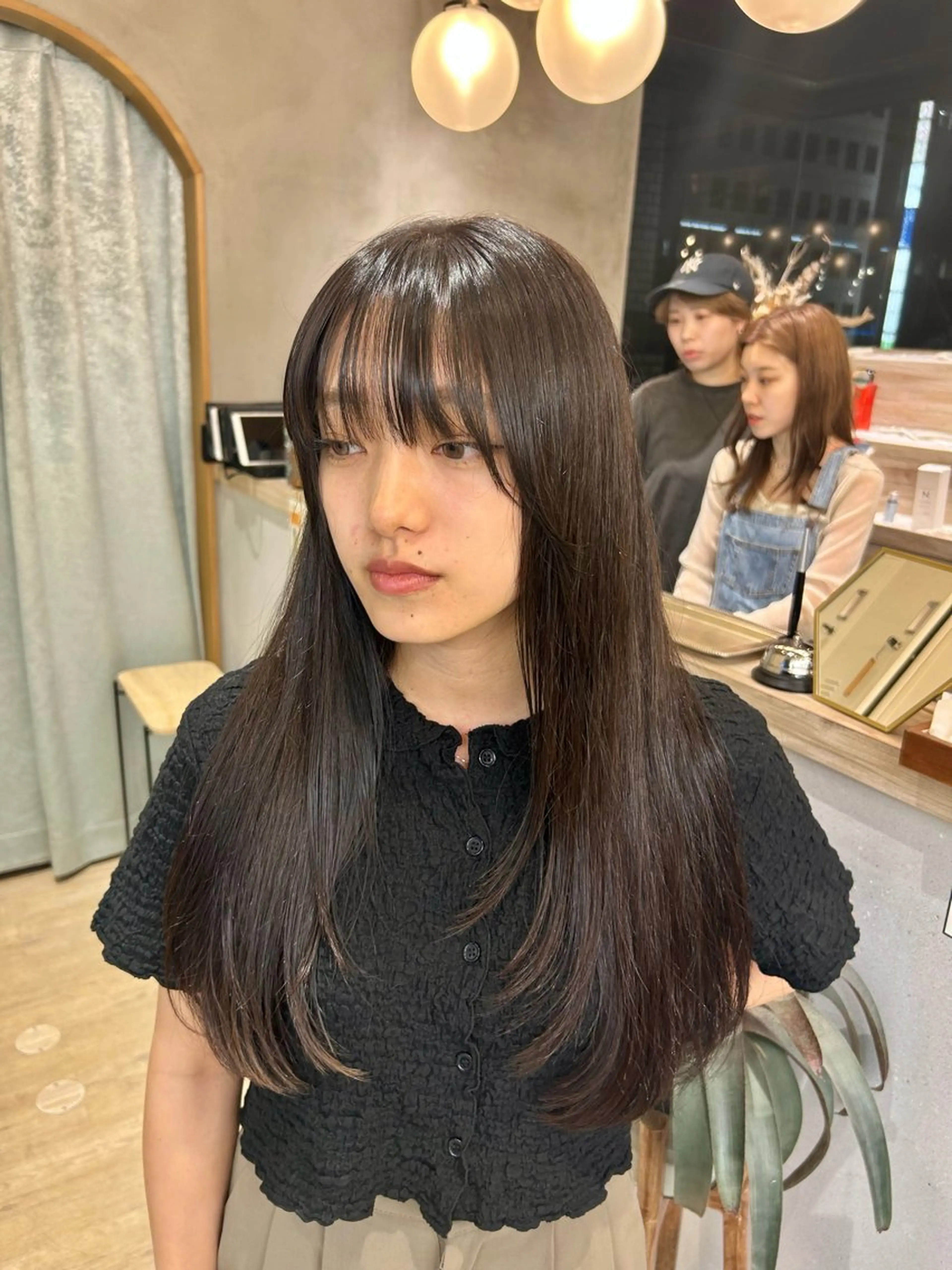 ロング カット パーマ トリートメント 🩵縮毛矯正/ブリー チ/髪質改善/いつかのヘアスタイル