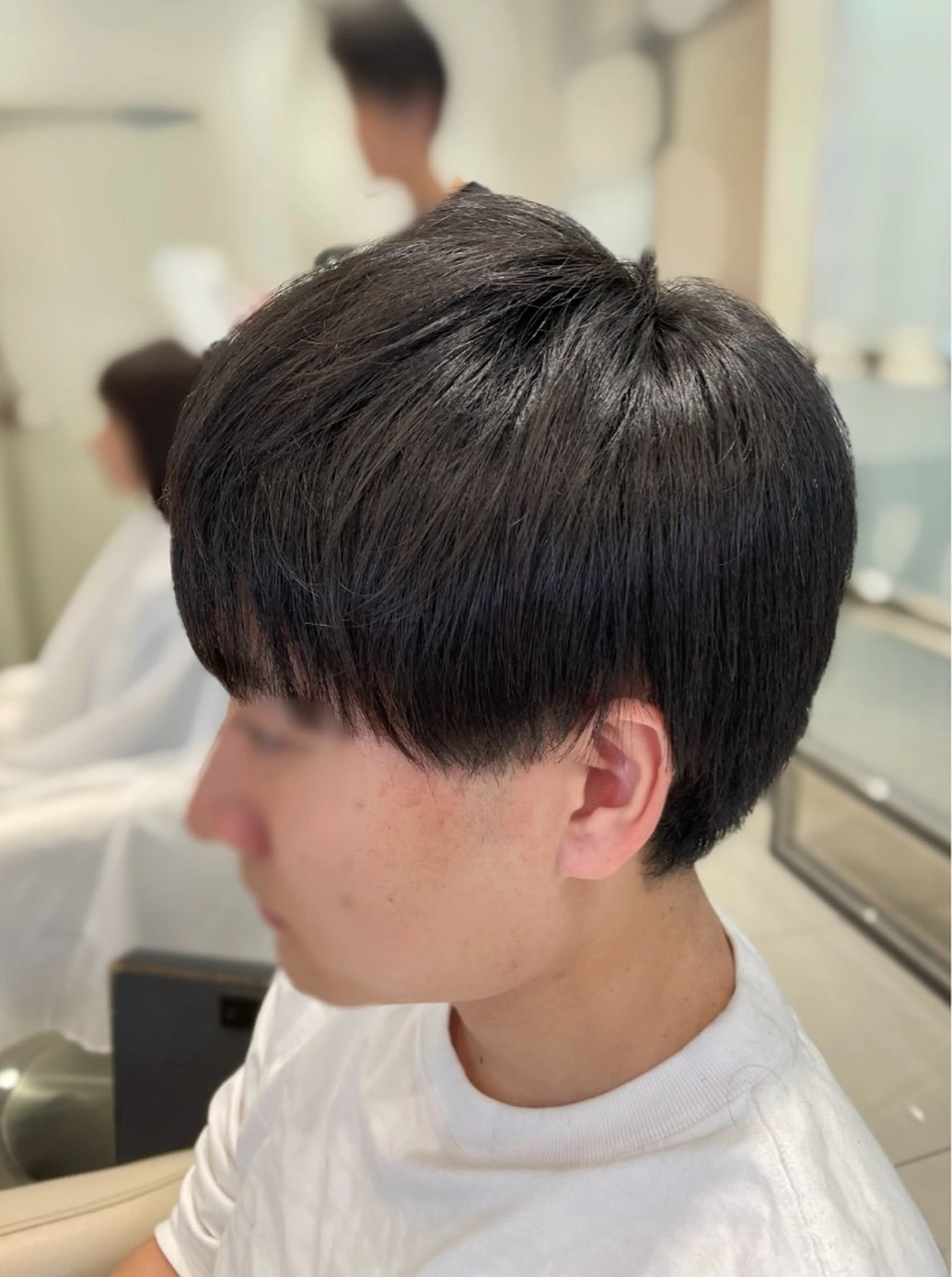 メンズ マッシュ カット 縮毛矯正 曲がる縮毛矯正 川島爽楽のヘアスタイル