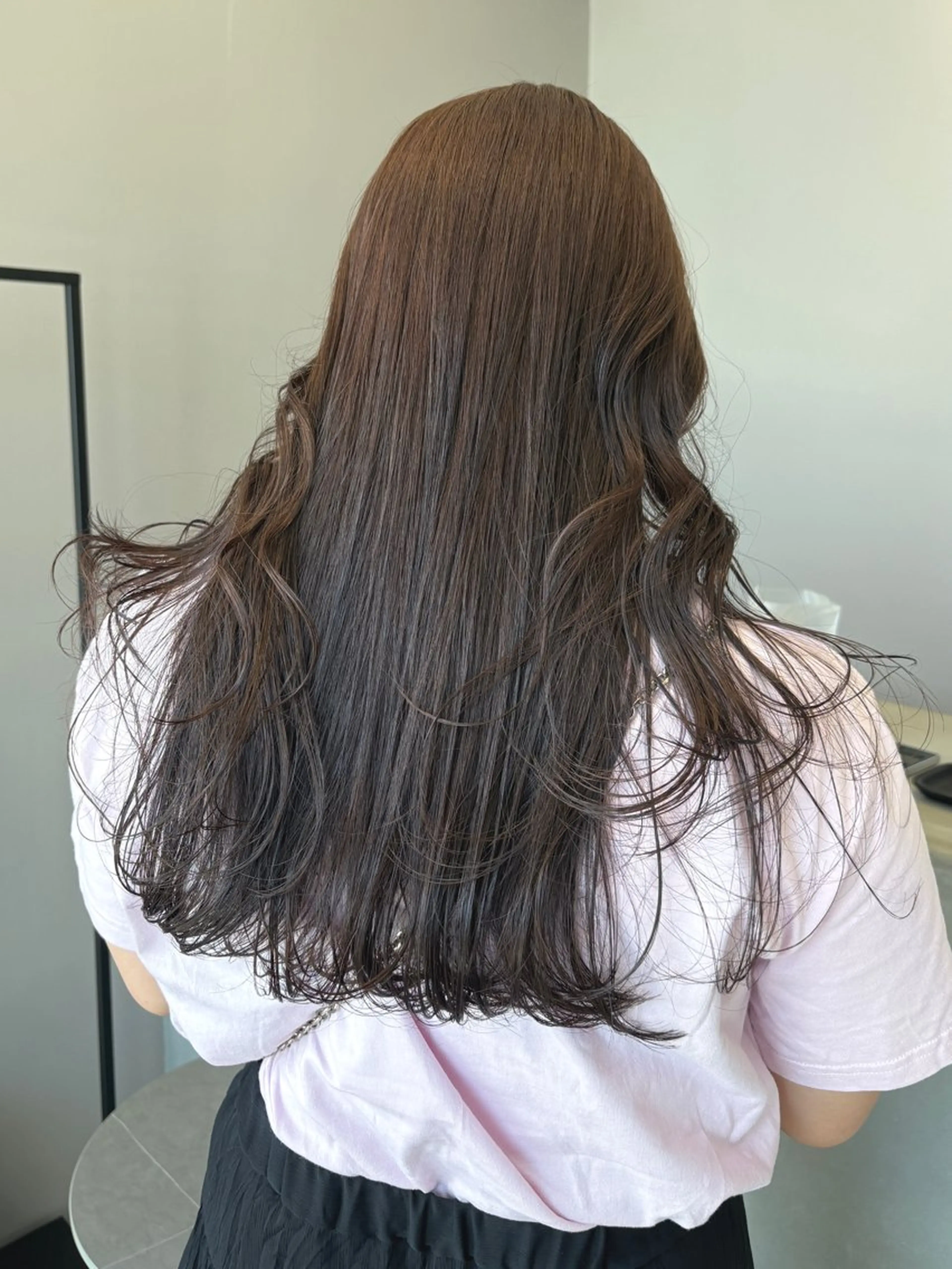 ロング カラー ベージュカラー 透明感カラー ラベンダーカラー ラベンダーベージュ カット ヘアカラー niil所属・REINA /niil/女性限定のヘアスタイル
