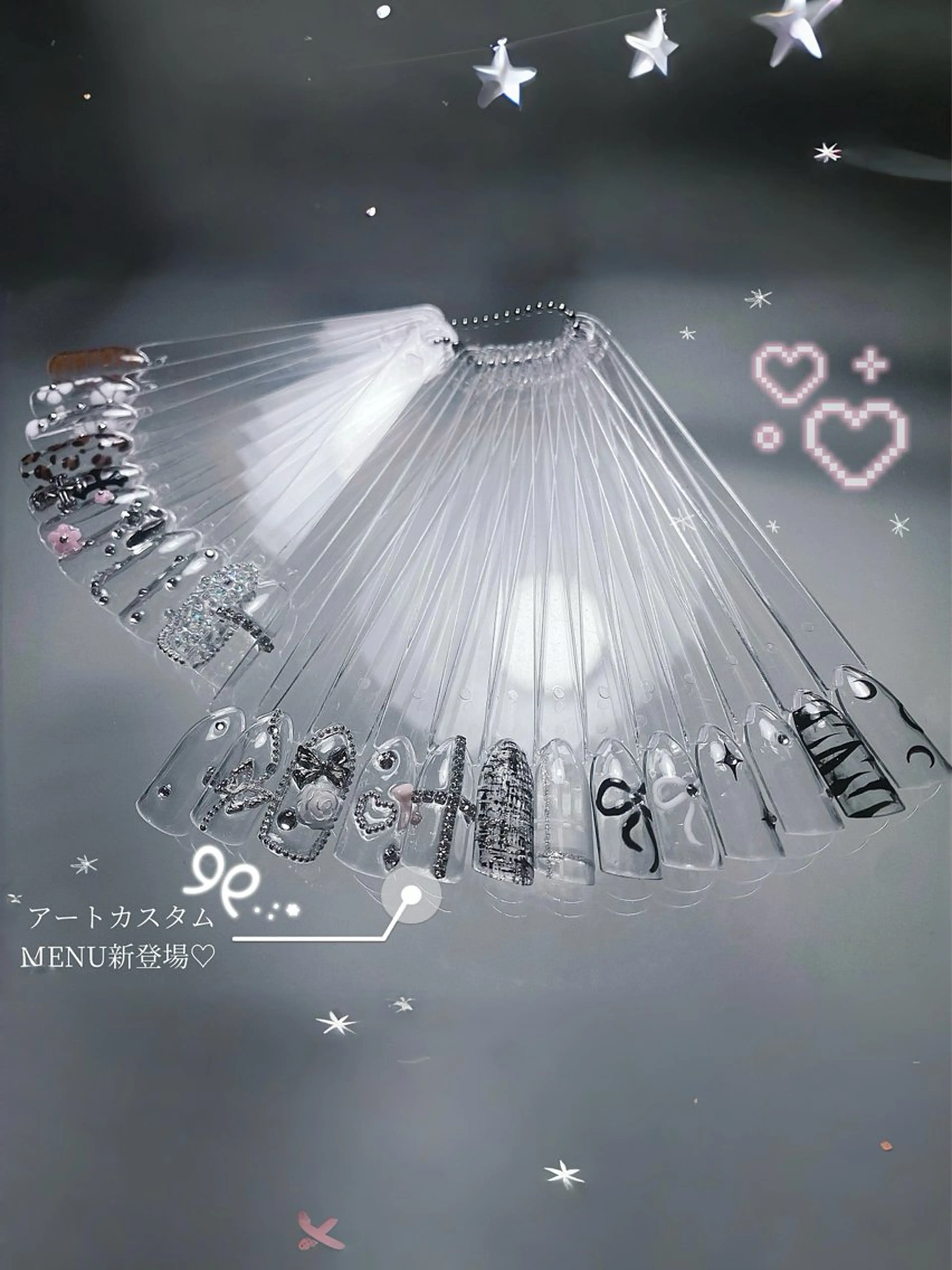ネイル アートネイル フラッシュネイル マグネットネイル ハンドネイル IDEAL NAIL Private Nail Salon所属・IDEAL NAIL 【アルコネラ敏美】のネイルデザイン