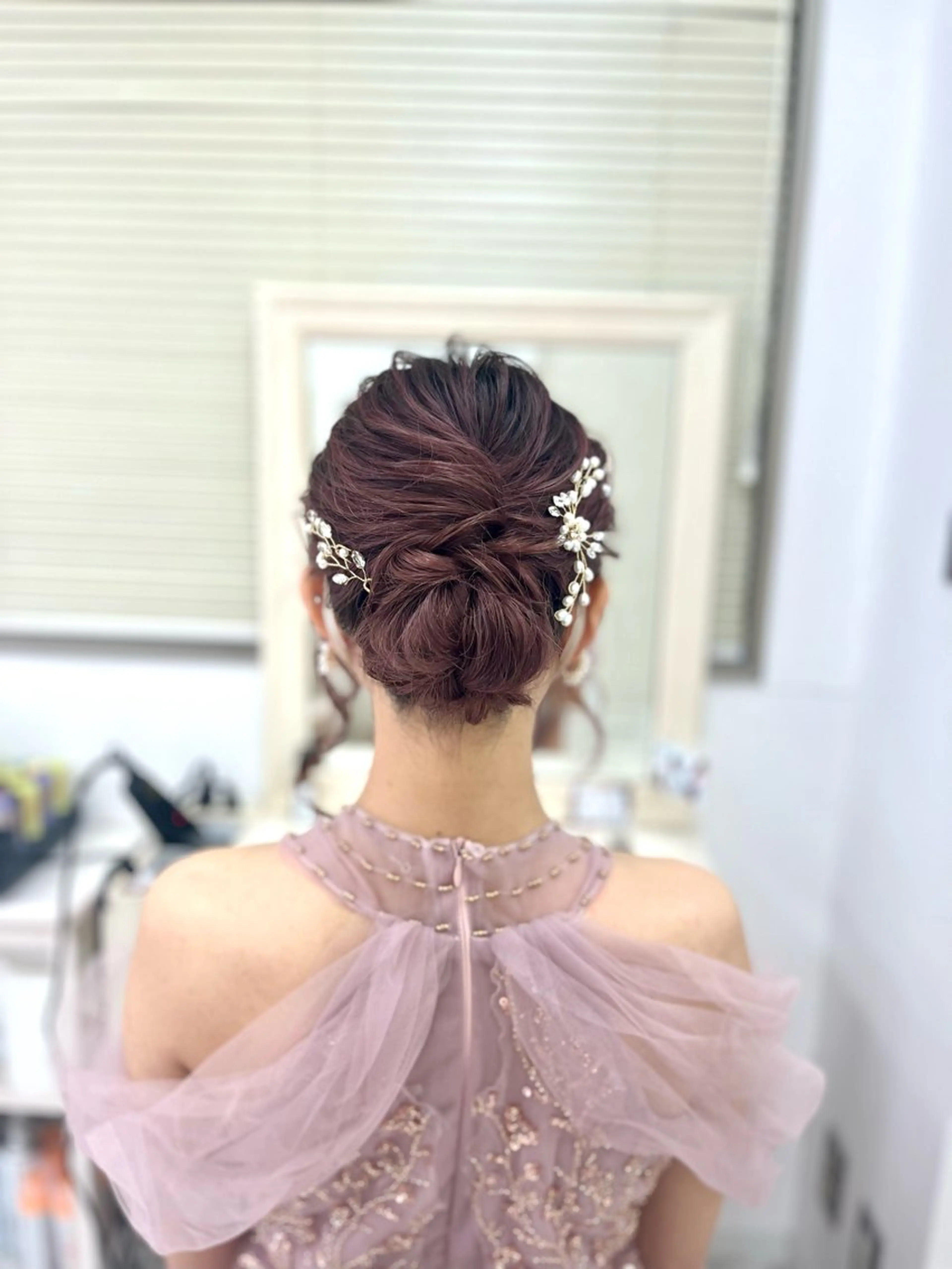 ヘアアレンジ ヘアセット 似合わせヘアメイク 💐オダギリチアキのヘアスタイル