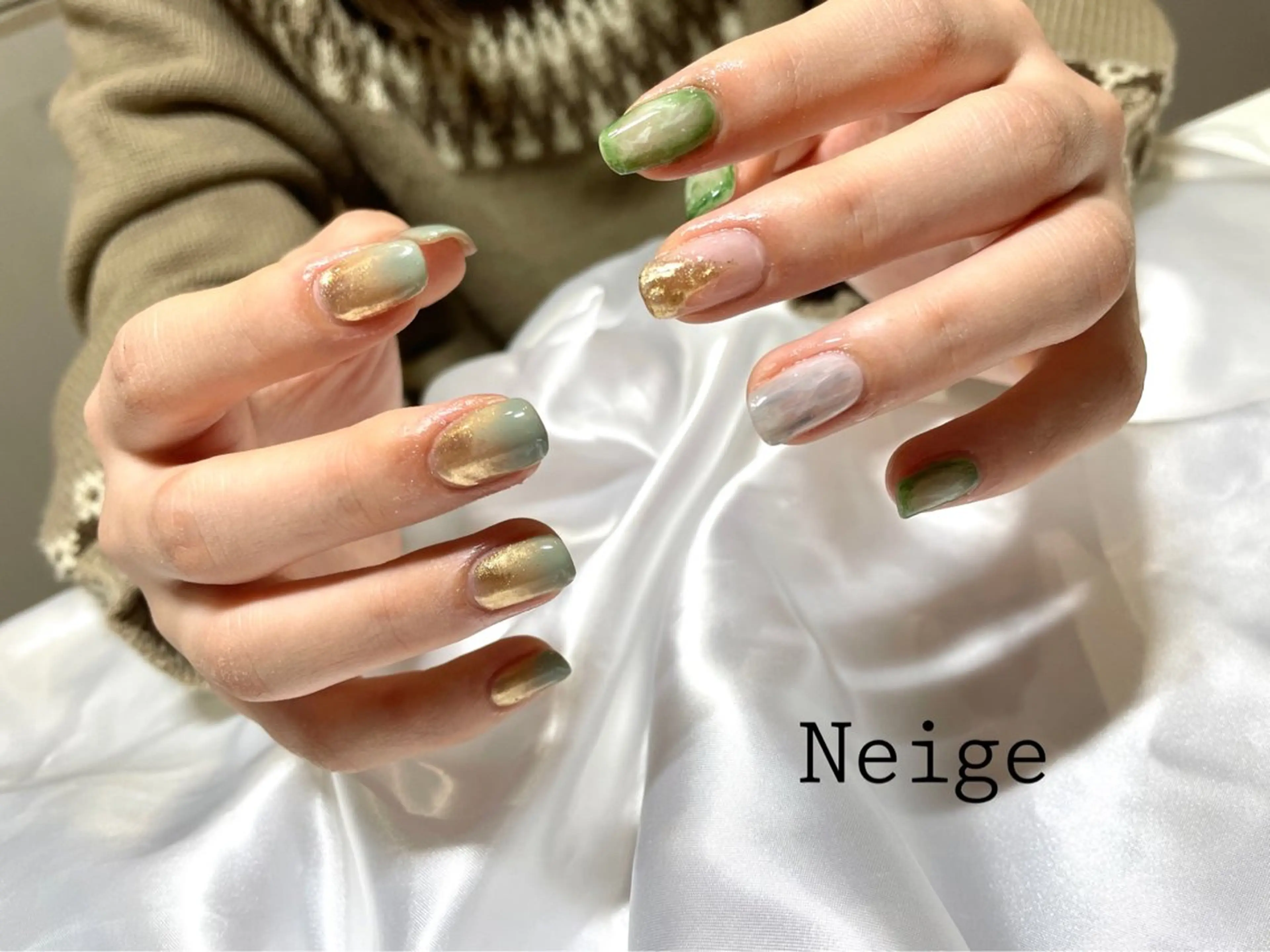 ネイル Neige所属・Neige 𓂃 aiのネイルデザイン