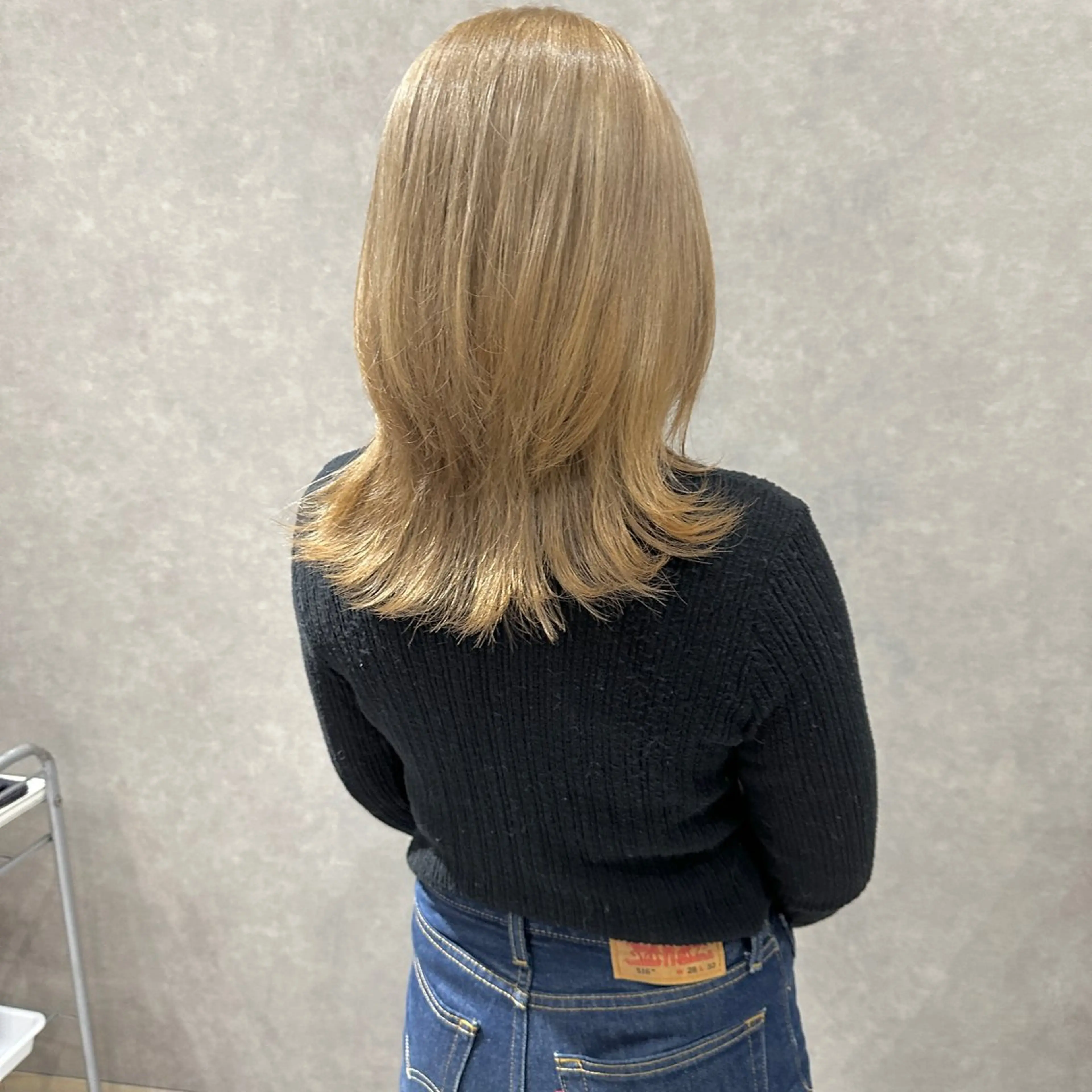 ミディアム カラー ヘアカラー はちすか るかのヘアスタイル