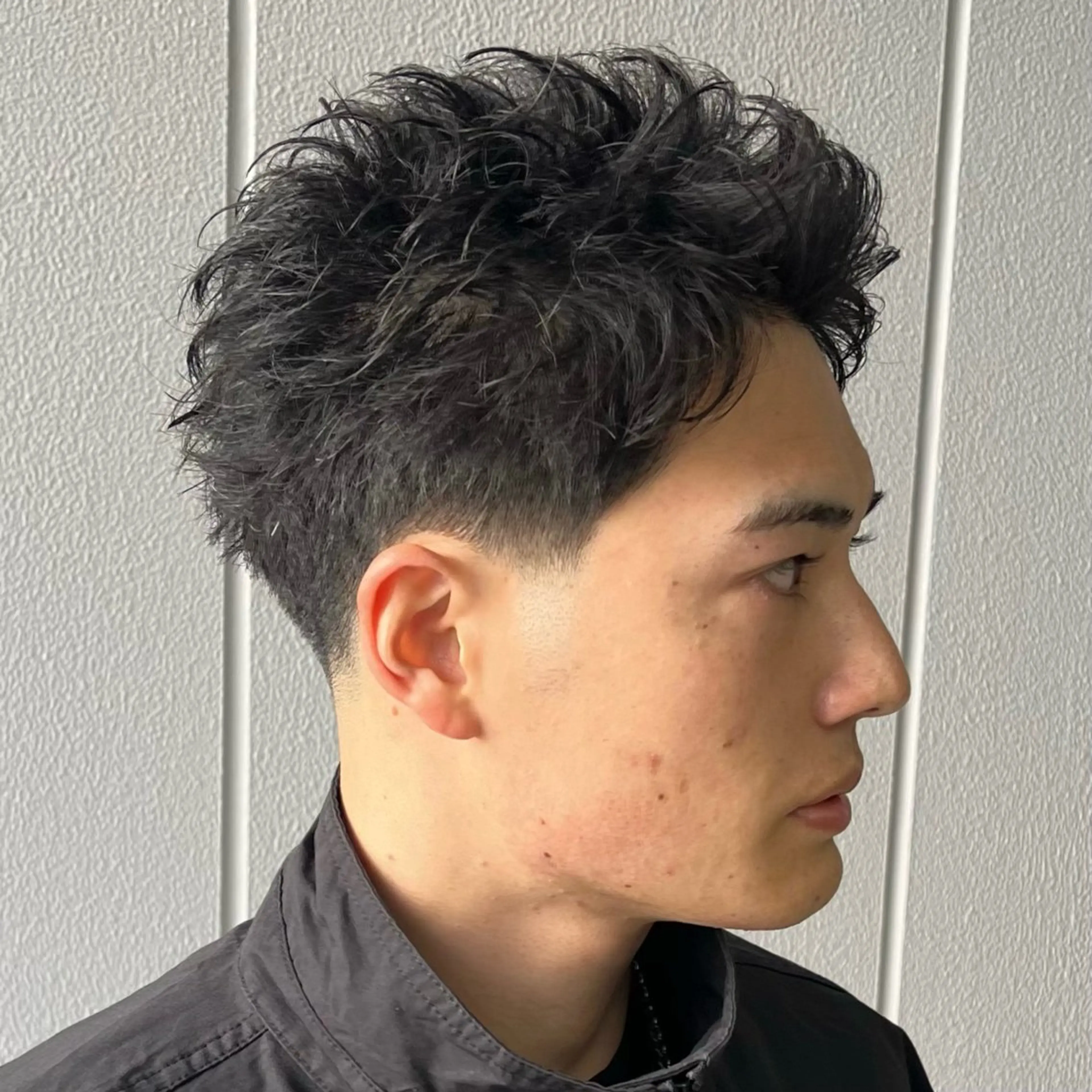 ショート メンズ フェードカット メンズメッシュ メンズパーマ スパイキーショート ショートヘア カット 立川/メンズパーマ 厚進太郎のヘアスタイル