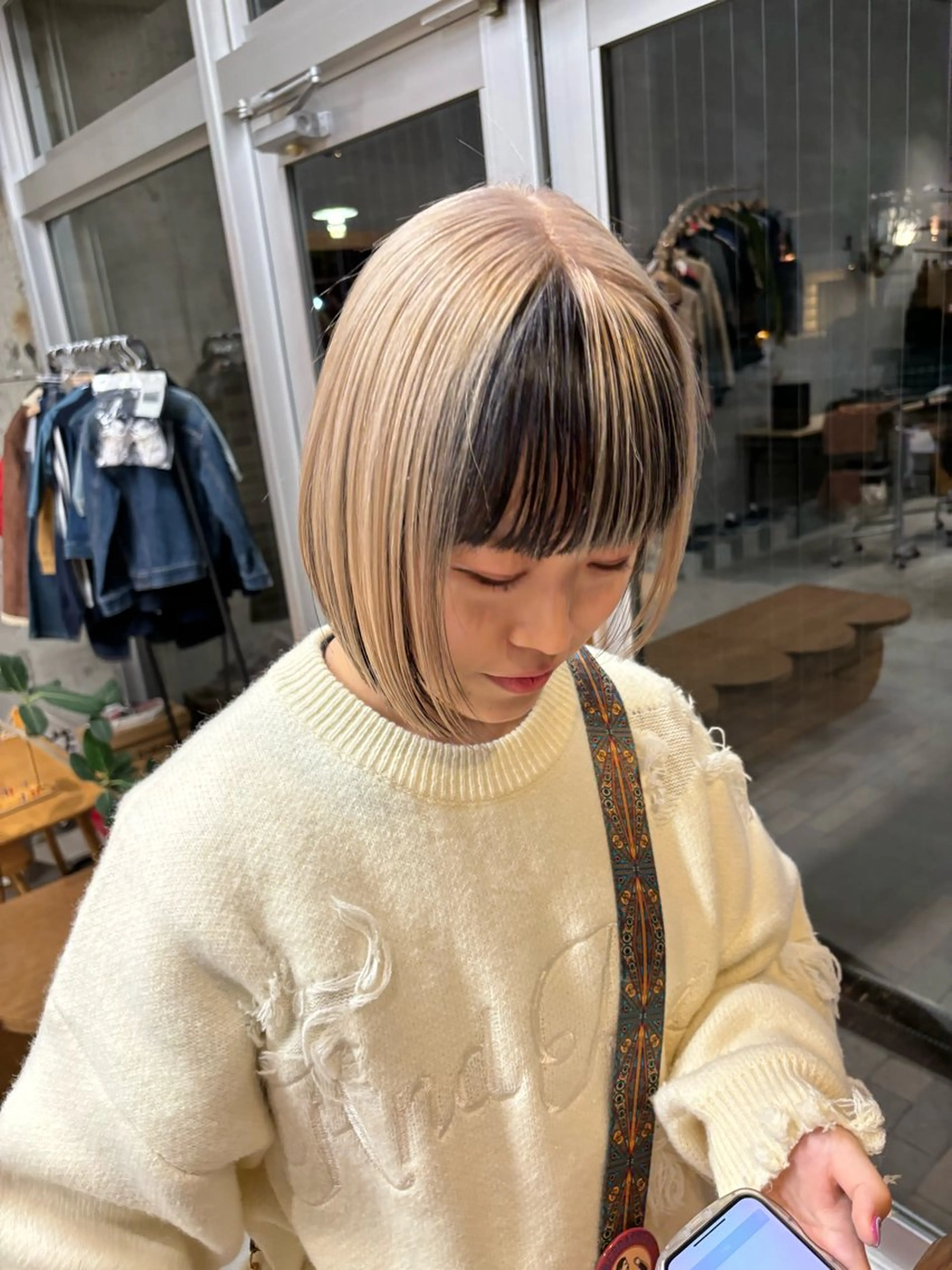 カラー ヘアカラー wewe: momoeのヘアスタイル