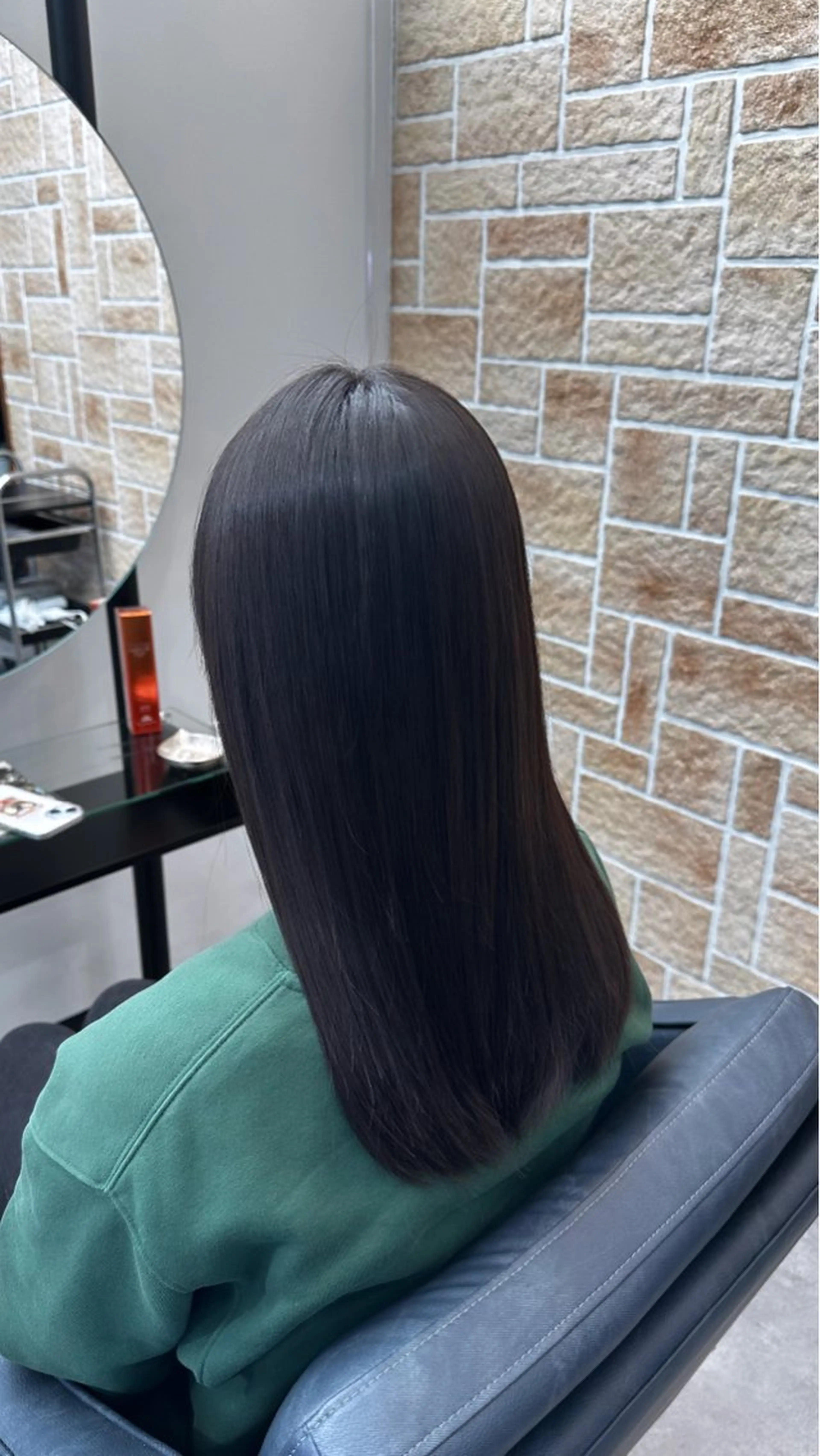 ロング 学生 縮毛矯正 縮毛矯正 栗谷 竜希のヘアスタイル