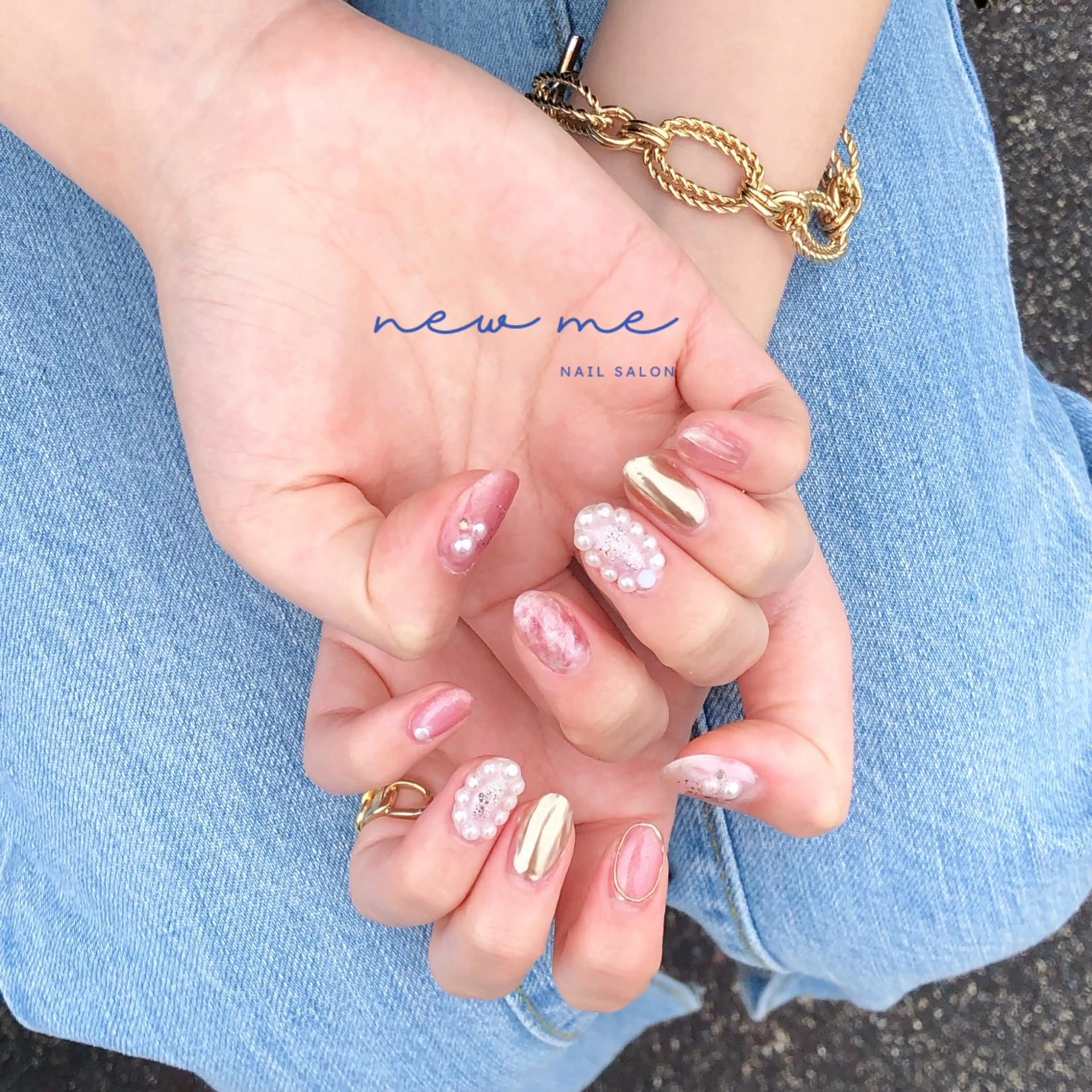 ネイル ハンドネイル nailsalon New meのネイルデザイン