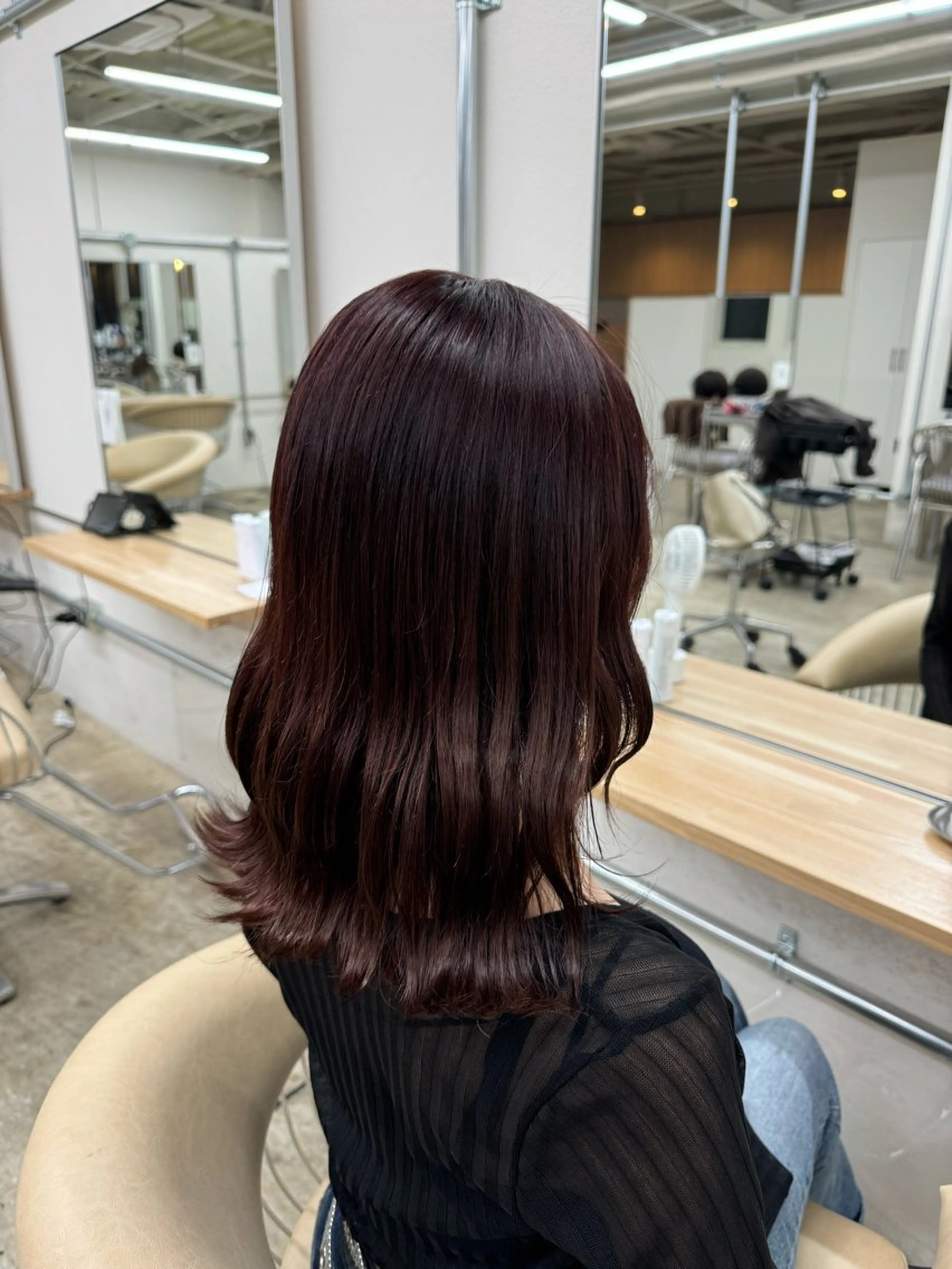 セミロング カラー ヘアカラー トリートメント fand / hinaのヘアスタイル