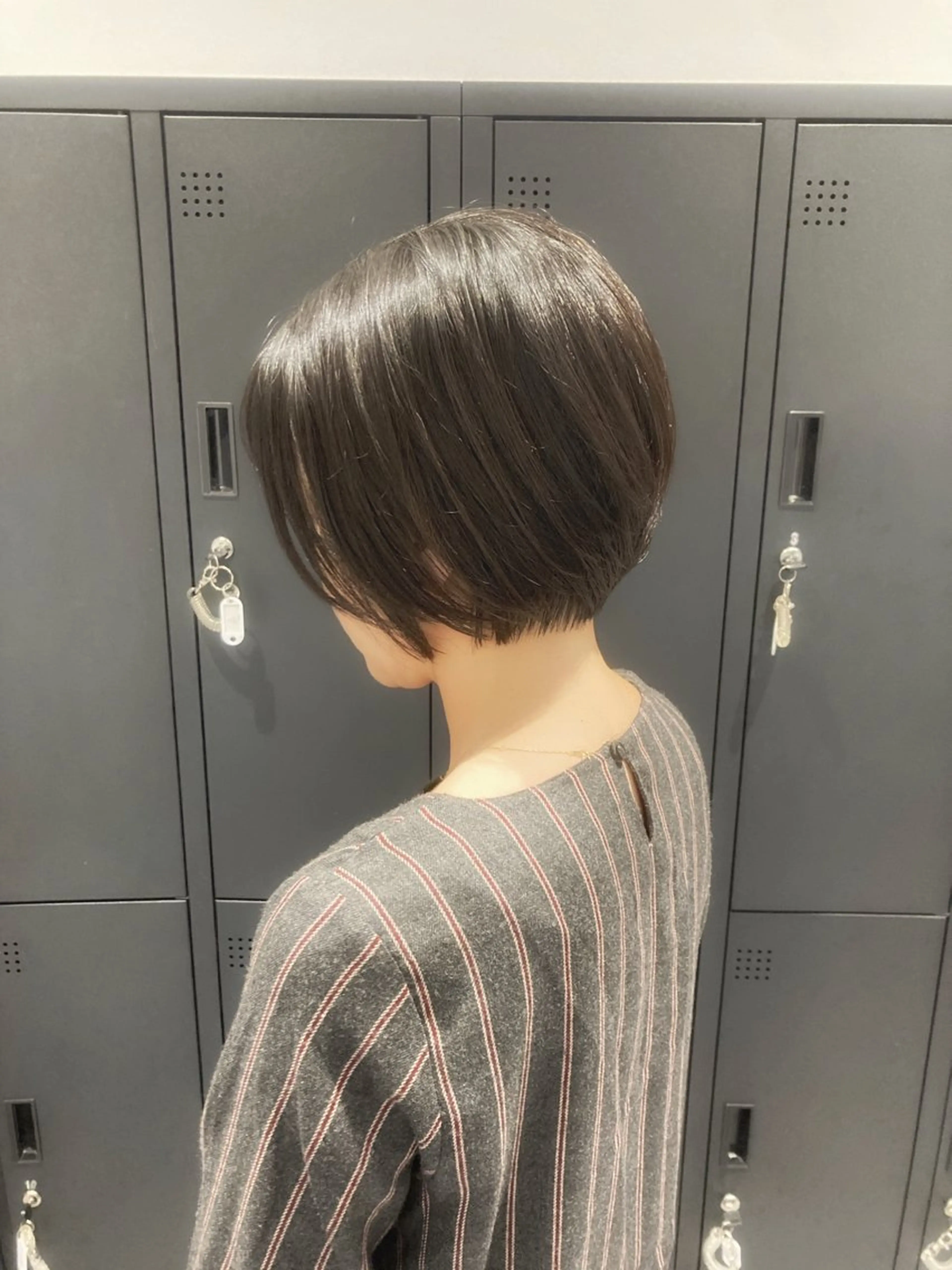 ショート ショートボブ ボブ くびれヘア ショートヘア 透明感カラー☆ 中村隆寛のヘアスタイル