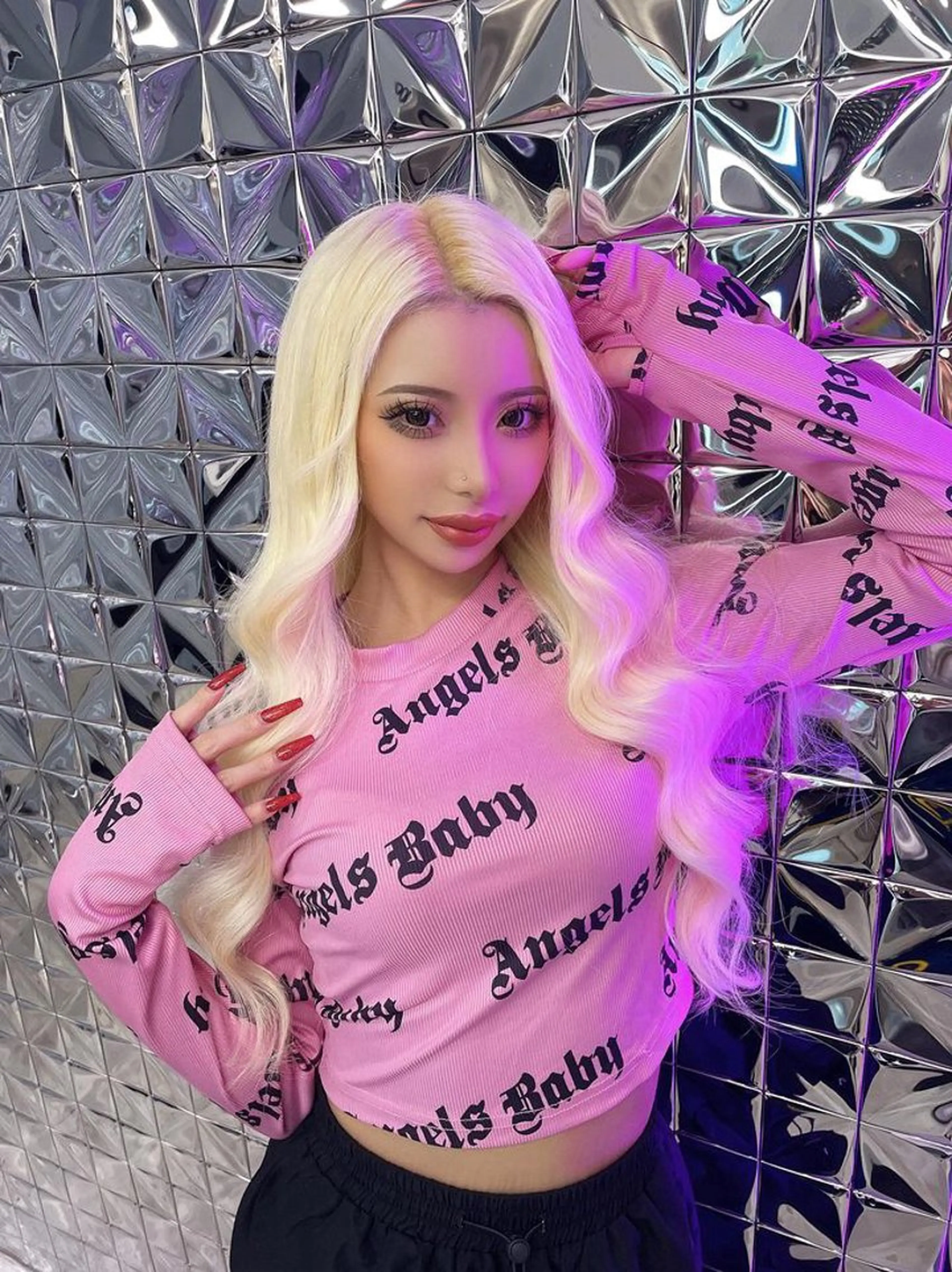 ロング シールエクステ エクステ ヘアカラー CHAiL所属・カラーエクステ koukiのヘアスタイル