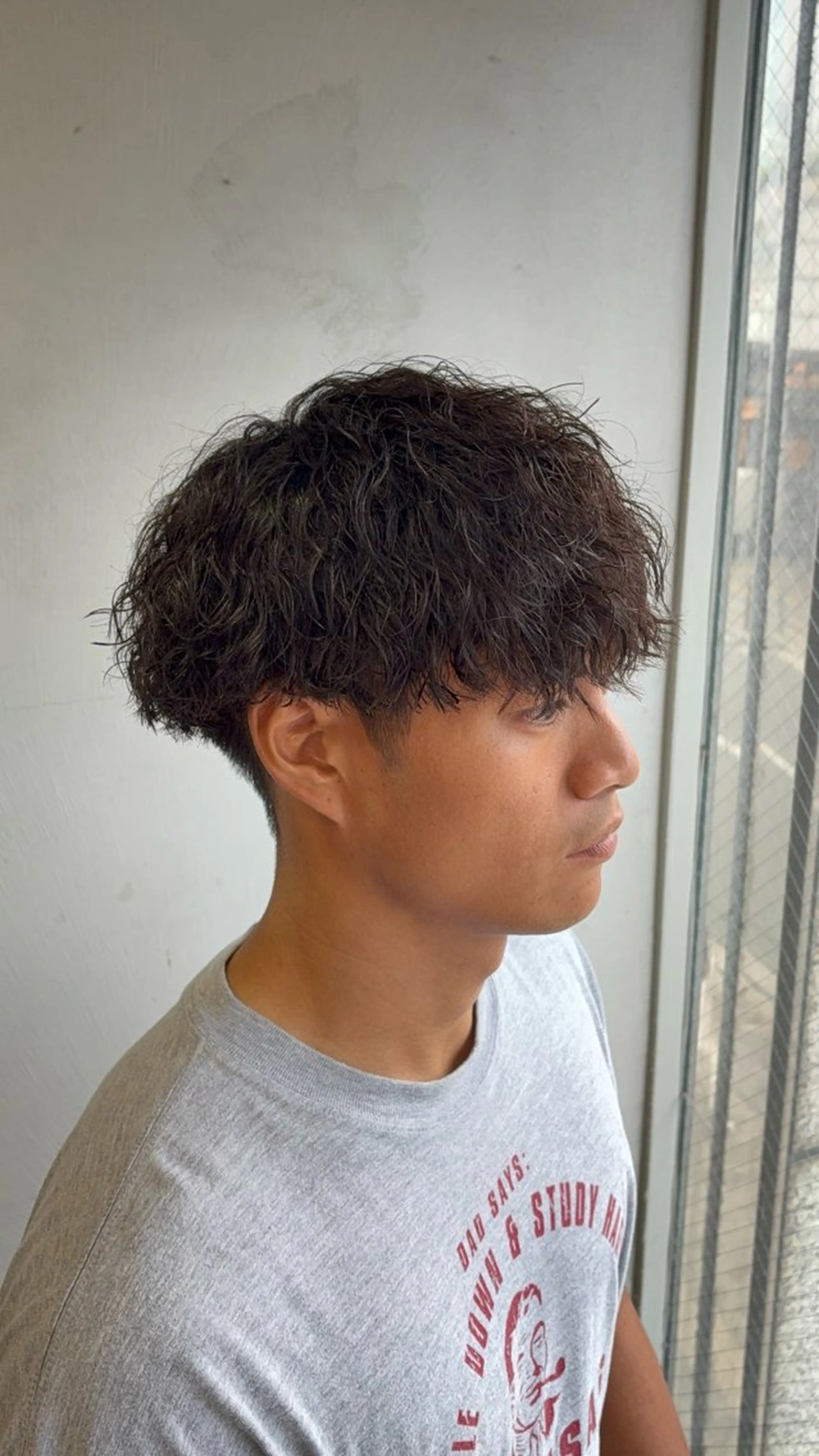 メンズ パーマ men's salon gaudi梅田茶屋町店所属・青木 星翔のヘアスタイル