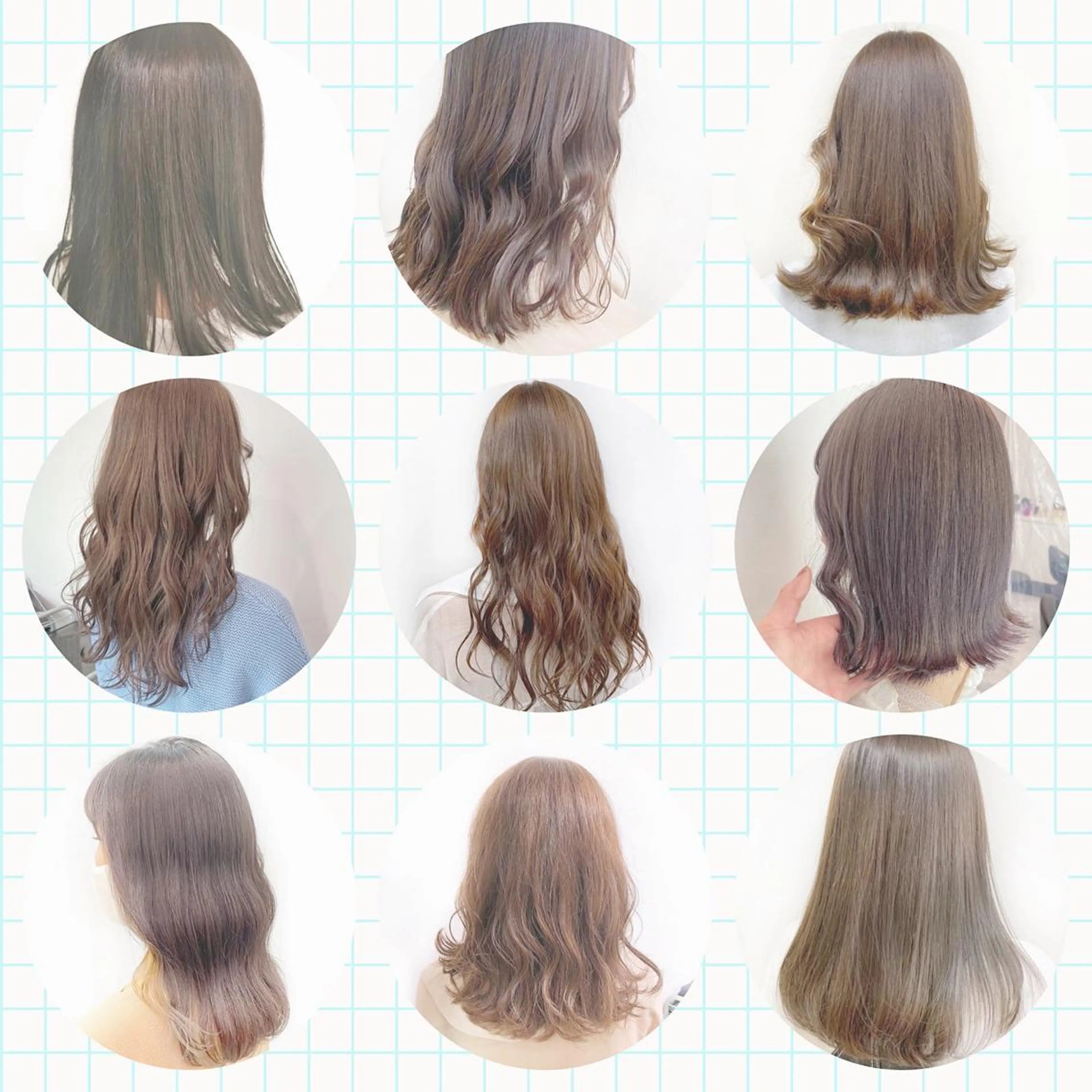 セミロング カラー ヘアアレンジ 💕ブリーチカラー☁ 髪質改善💖サワのヘアスタイル