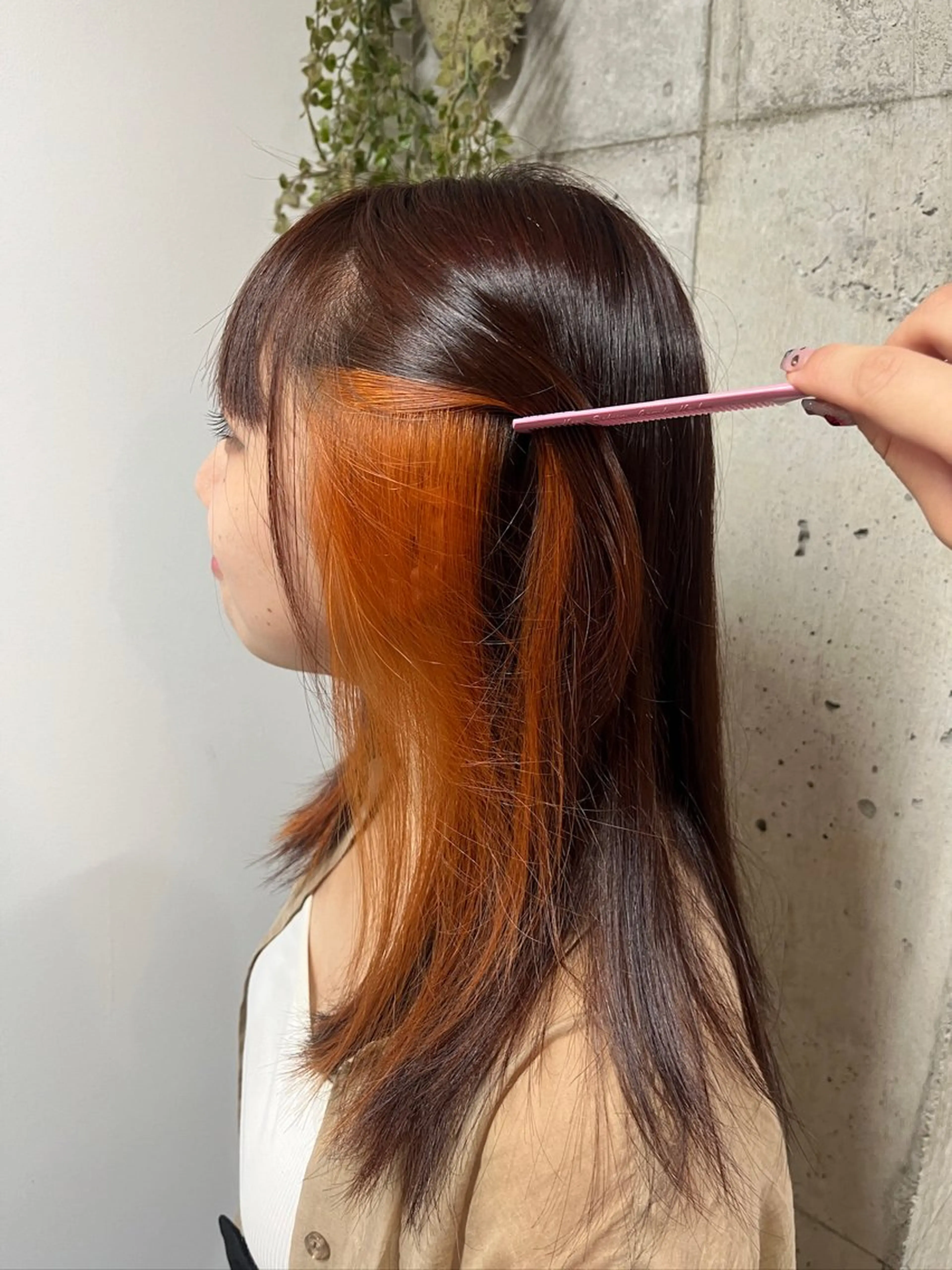 【ブリーチモデル募集】ハーフダブルカラー🎀🫧の写真