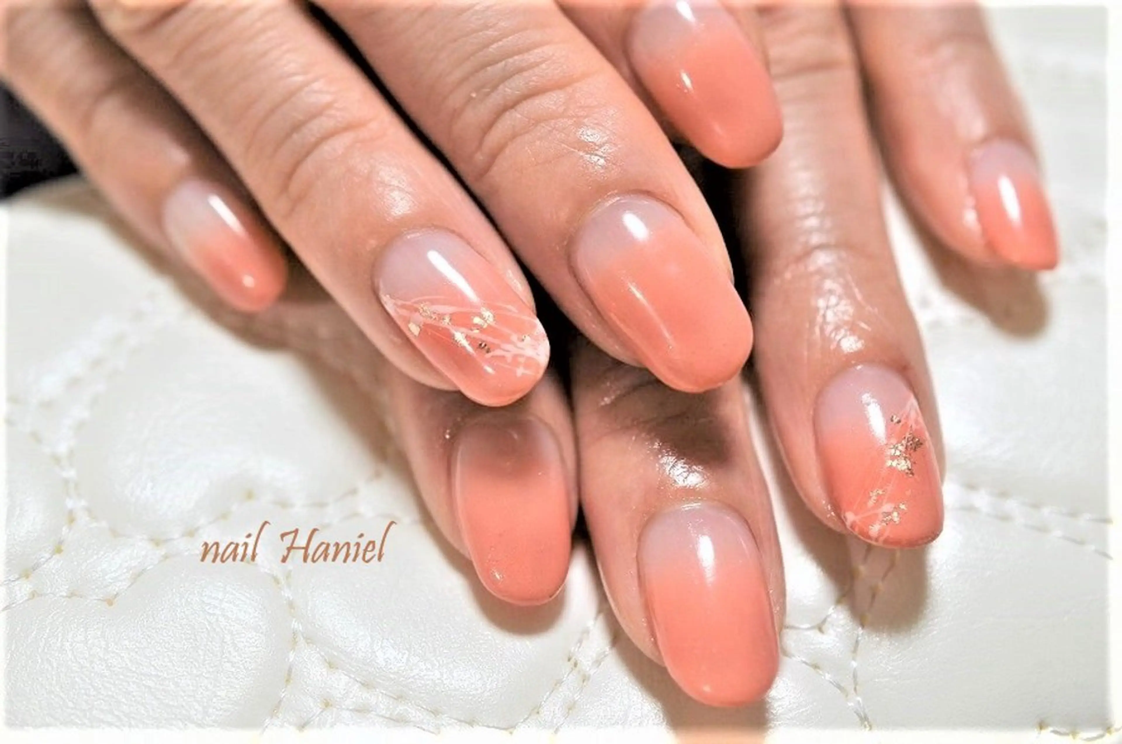 ネイル アートネイル ジェルネイル オフィスネイル ワンカラーネイル パラジェル nail Haniel所属・半蔵門サロンハニエル 魅神 ちよのネイルデザイン