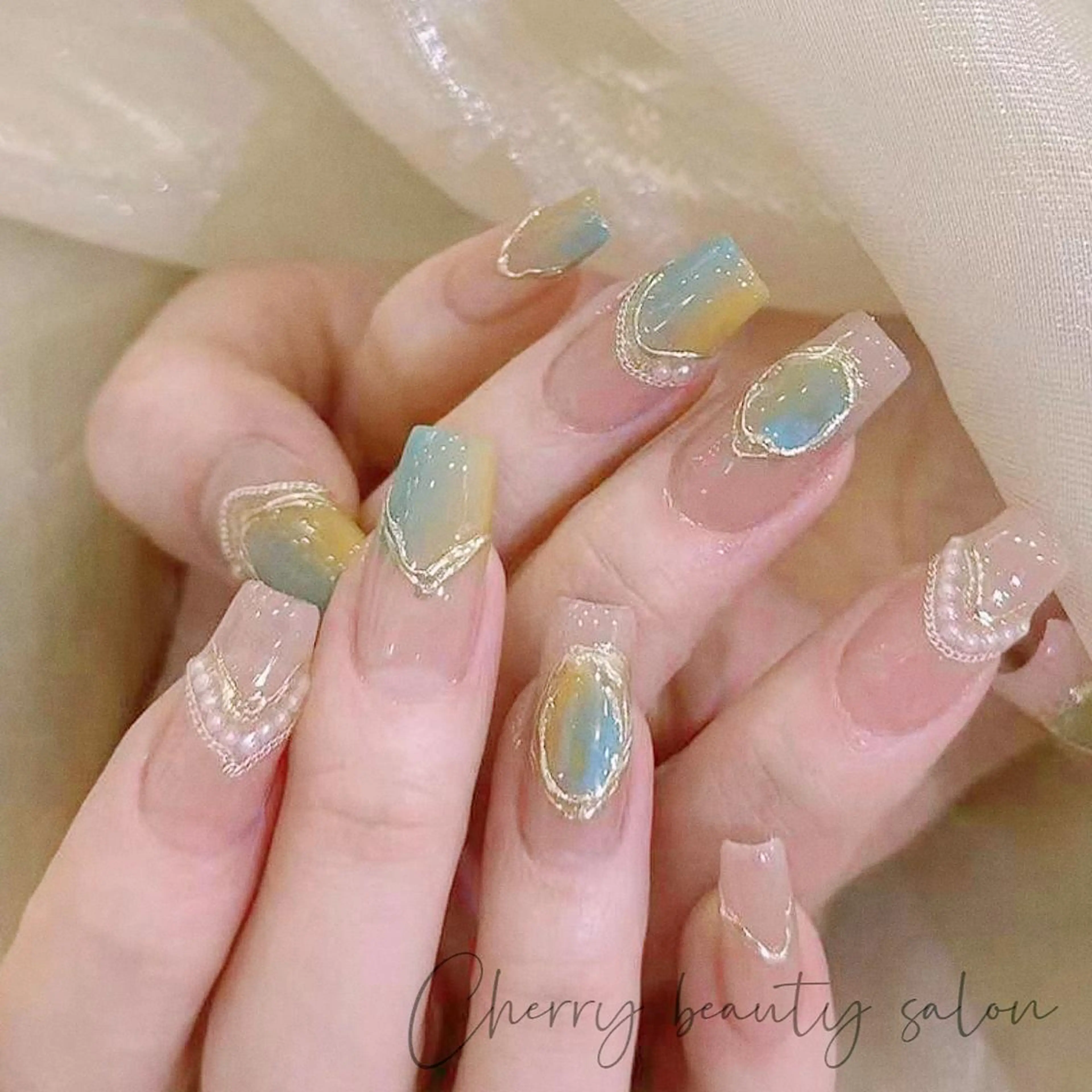 ネイル ハンドネイル ハンドケア SAKURA 🍒のネイルデザイン