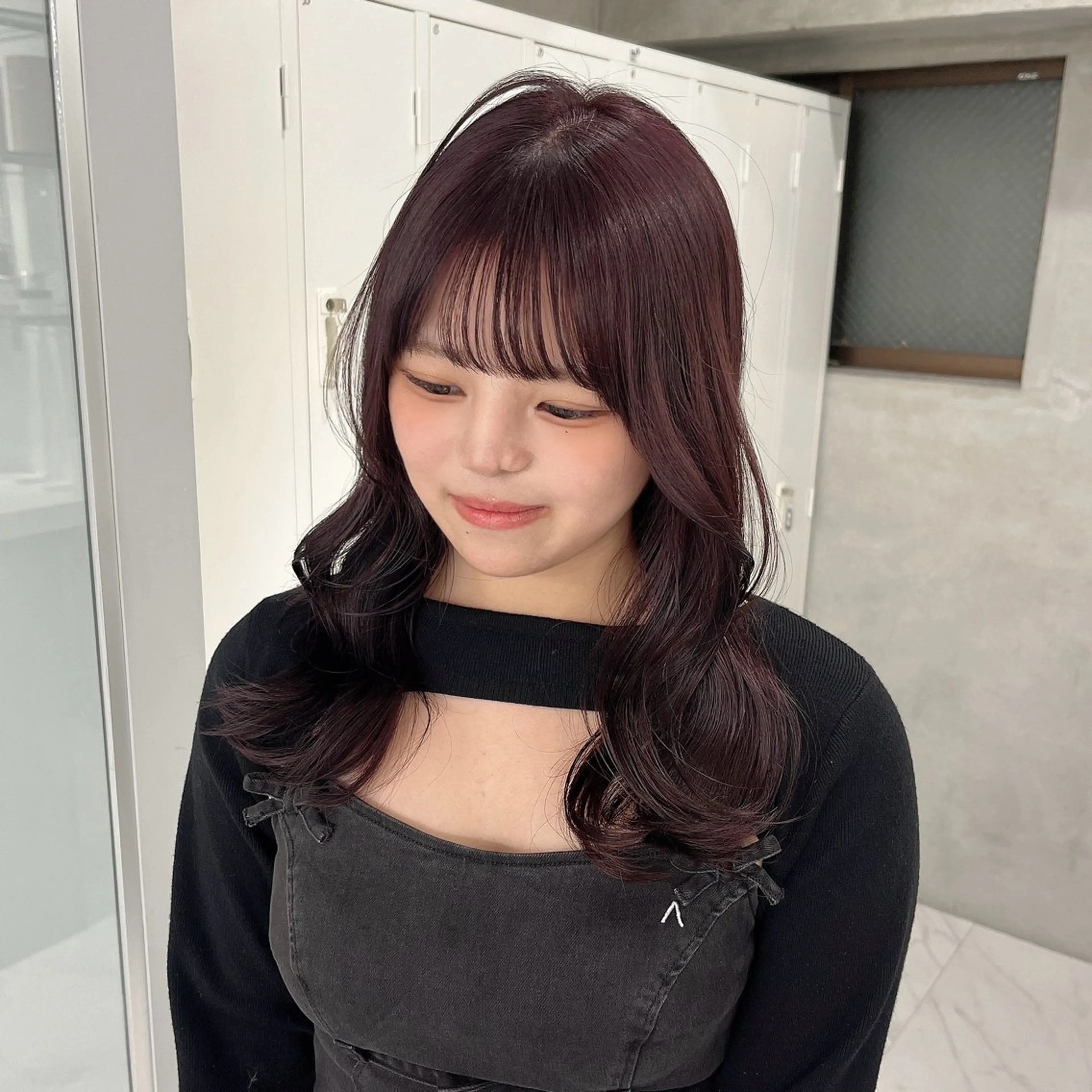 ロング カット りおな/エクステ /ミルクティーカラーのヘアスタイル