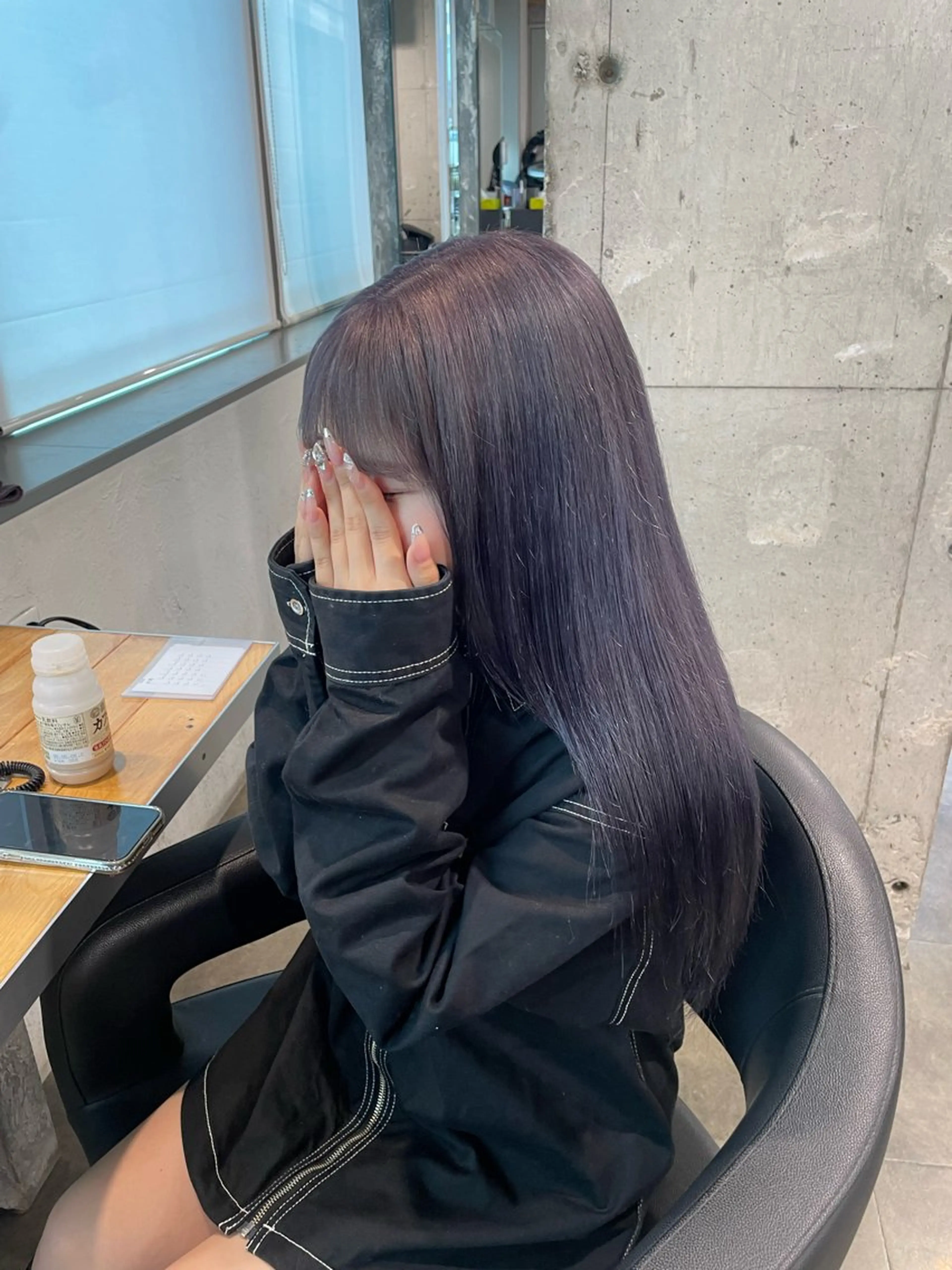 ロング カラー ヘアカラー ハイトーン 横浜💞ミオのヘアスタイル