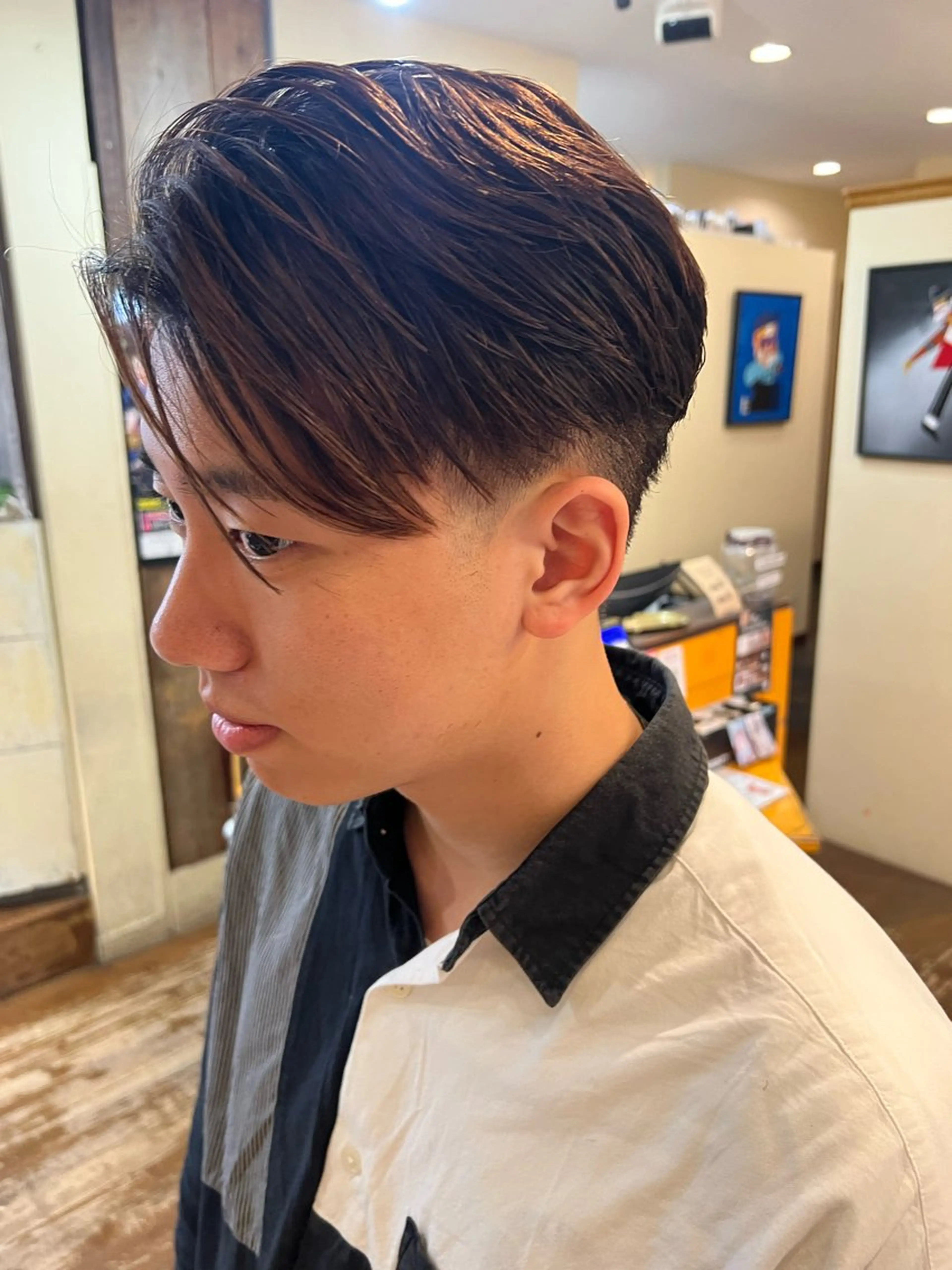 ショート メンズ メンズパーマ パーマ 縮毛矯正 トリートメント HAREKE Loopidea所属・鈴木結花/立川美容師 /モデル募集のヘアスタイル