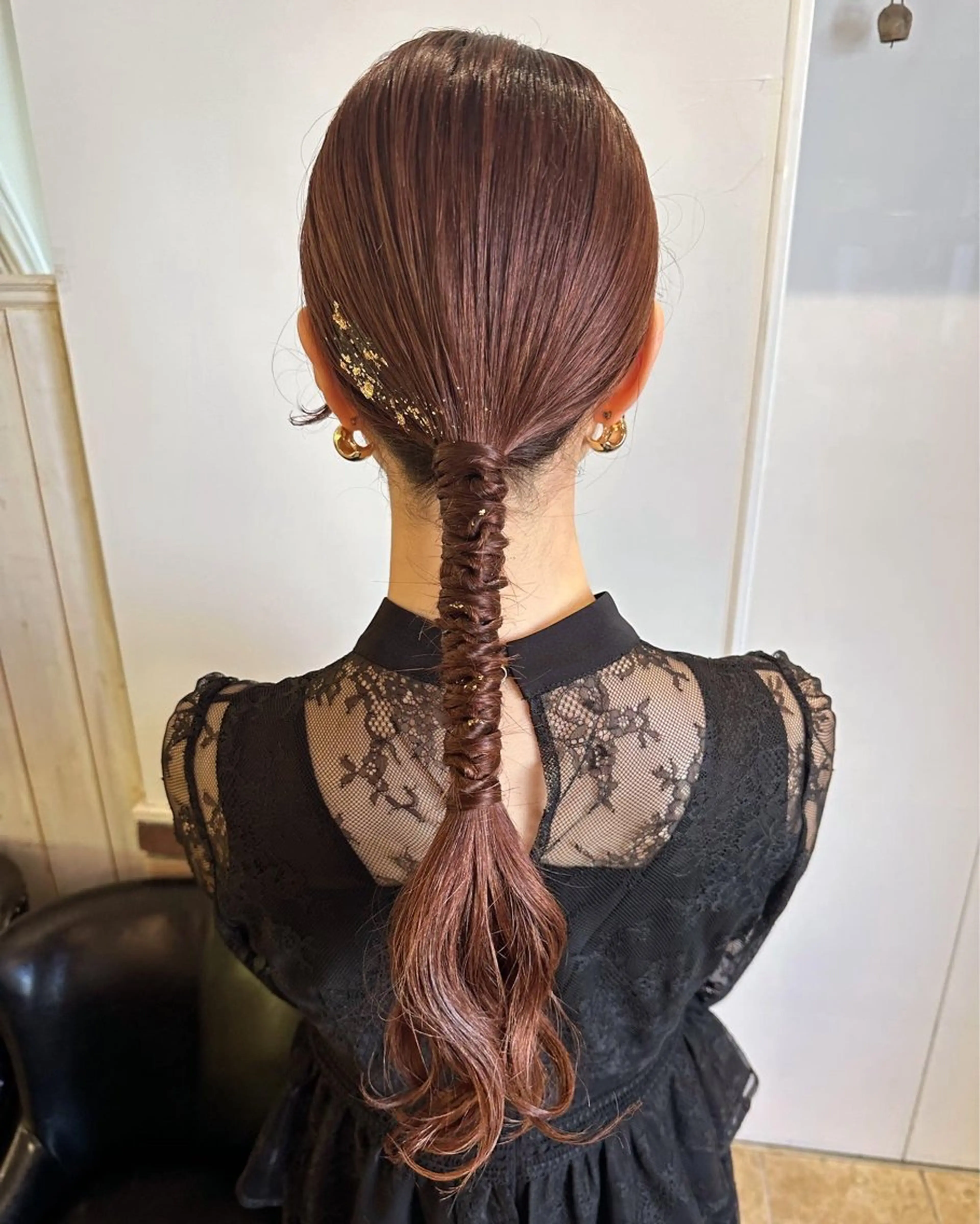 ロング カラー 増渕 駿介のヘアスタイル