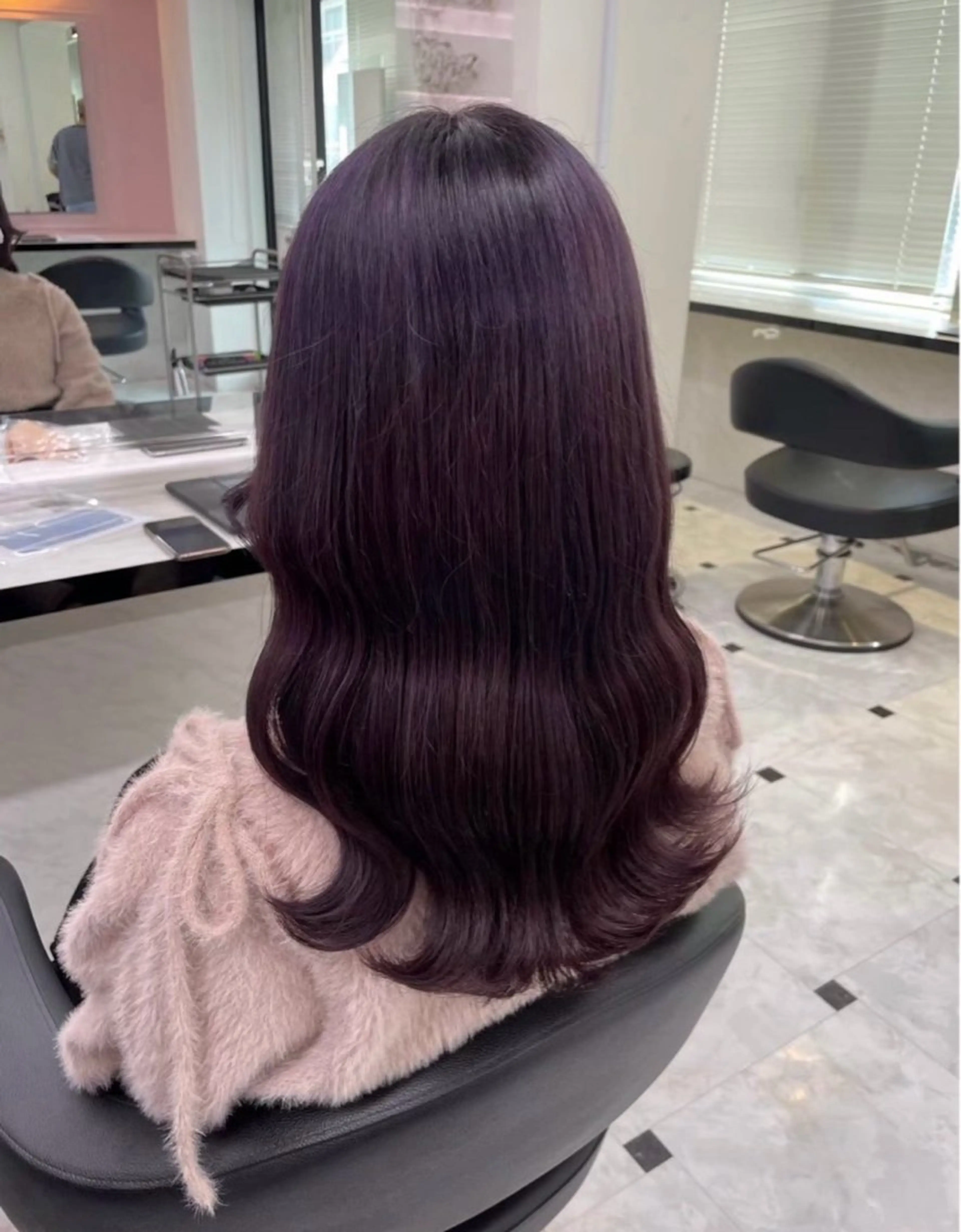 ロング ヘアカラー miku/ラベンダー 透明感カラー🪻❤︎のヘアスタイル