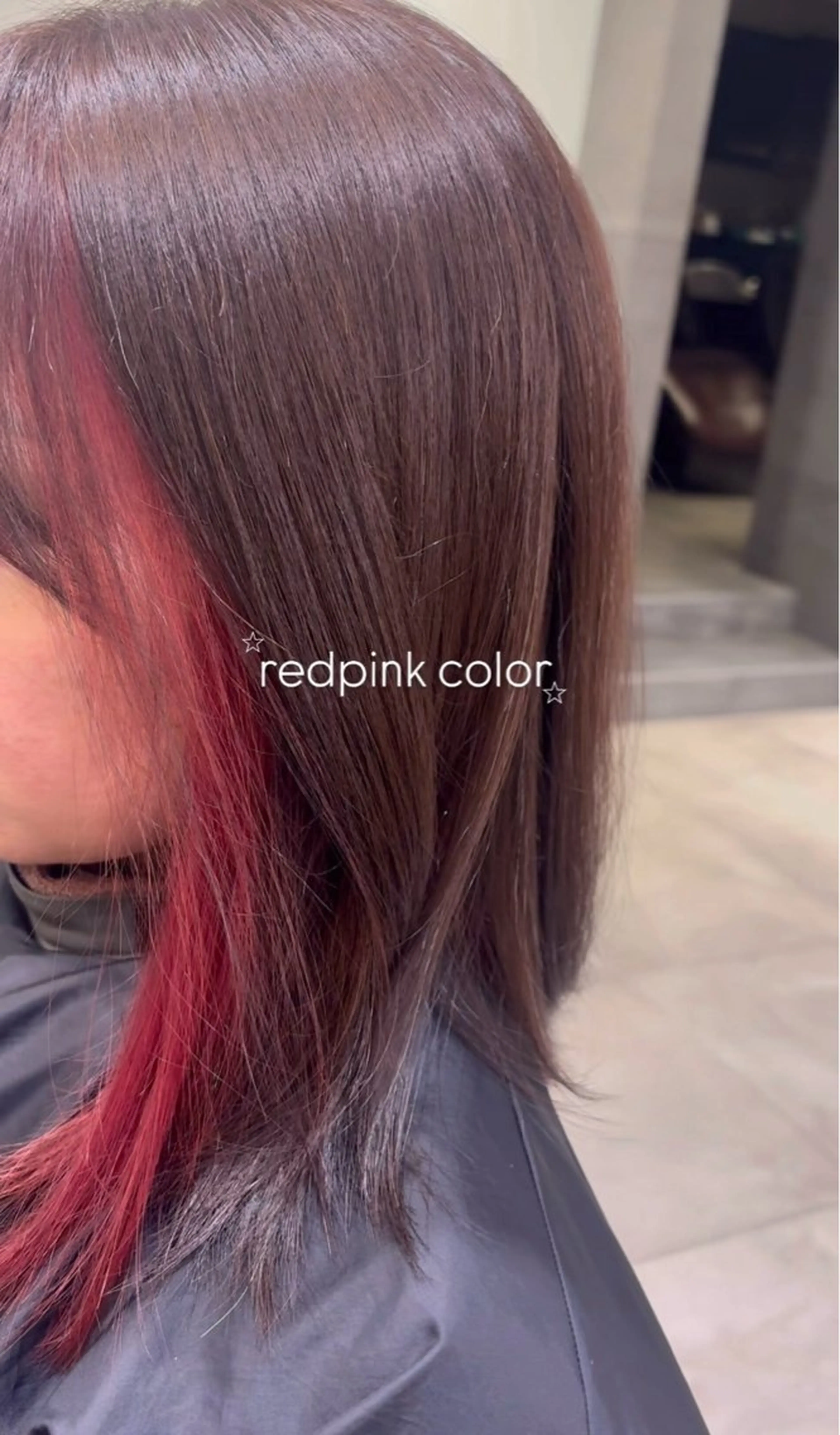 カラー ブリーチ インナーカラー 長谷川 七海のヘアスタイル