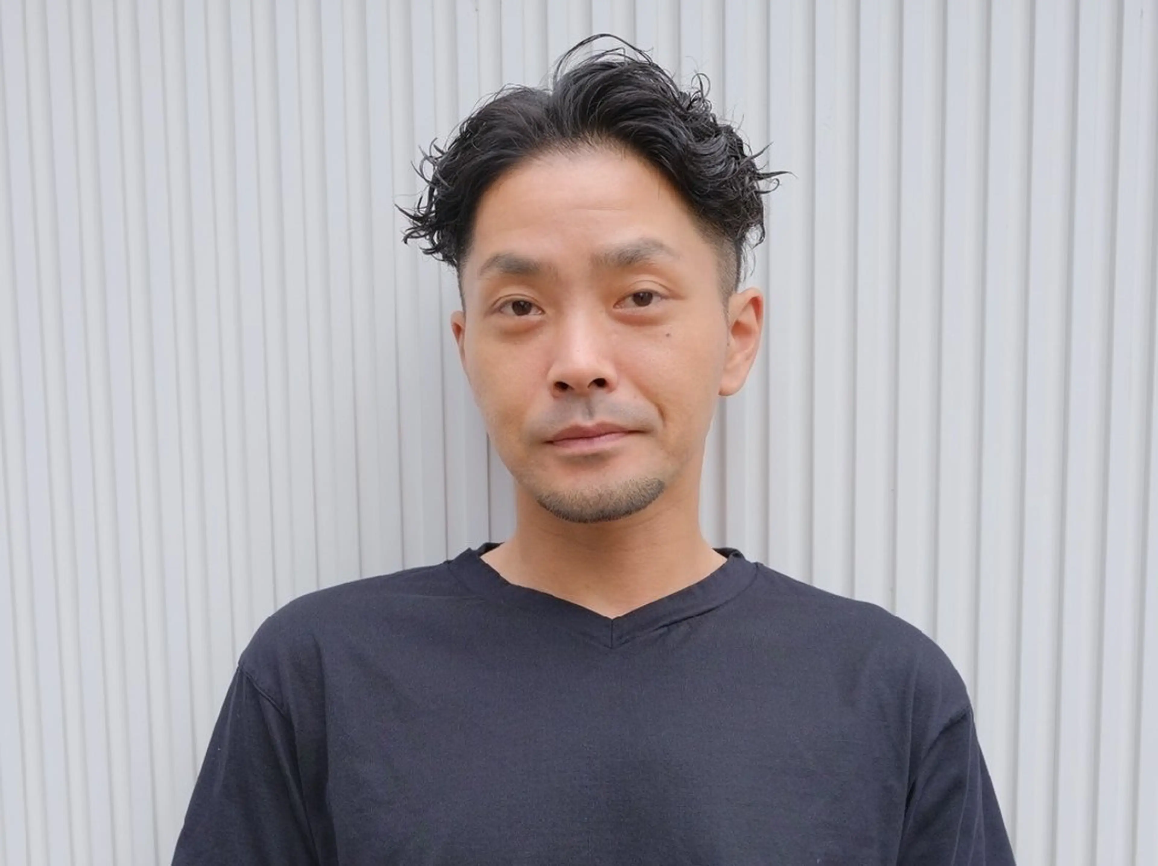 ショート メンズ パーマ メンズパーマ 大江 聖のヘアスタイル