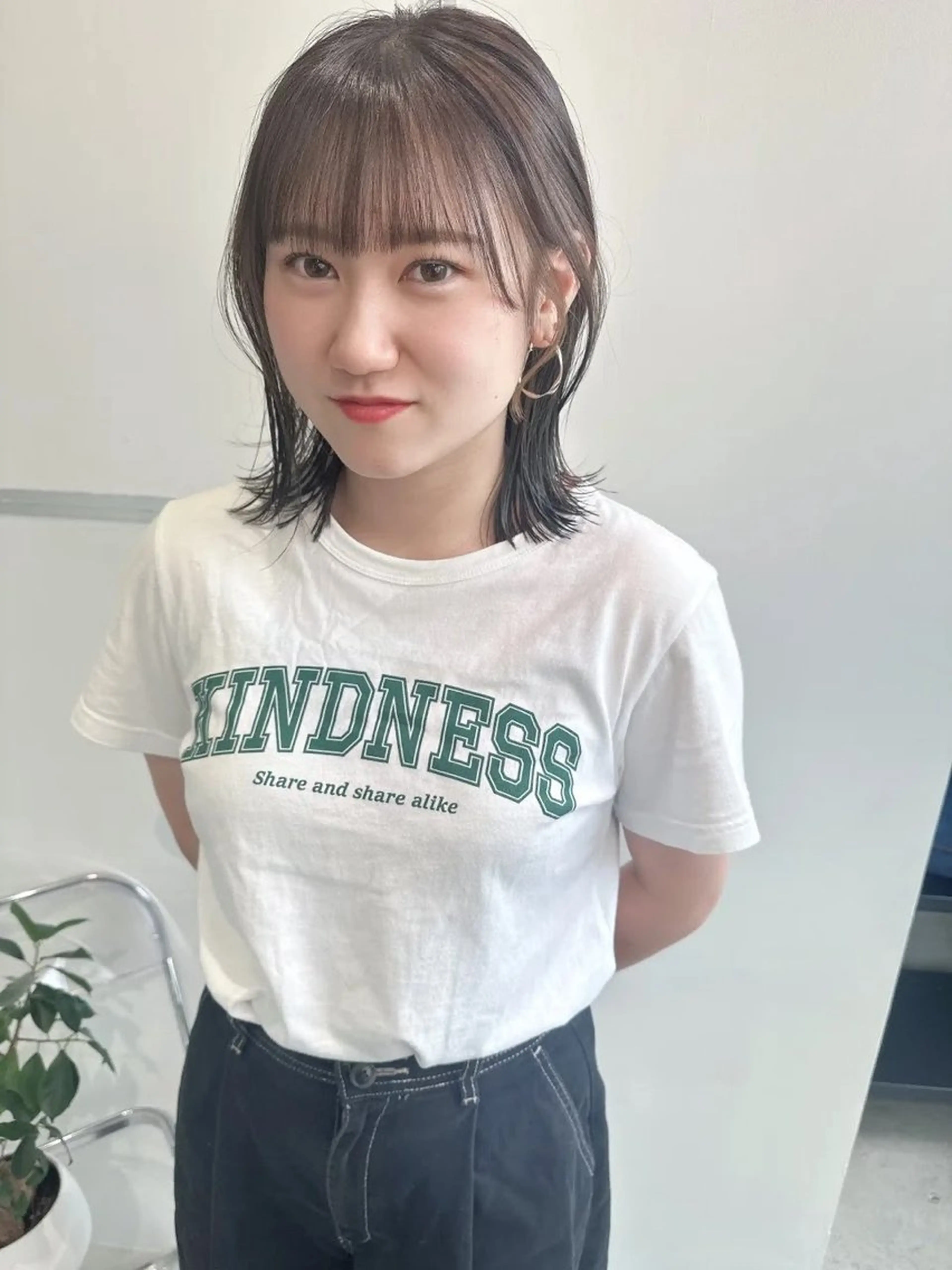 ミディアム カラー pole pole所属・坂本 美佳のヘアスタイル