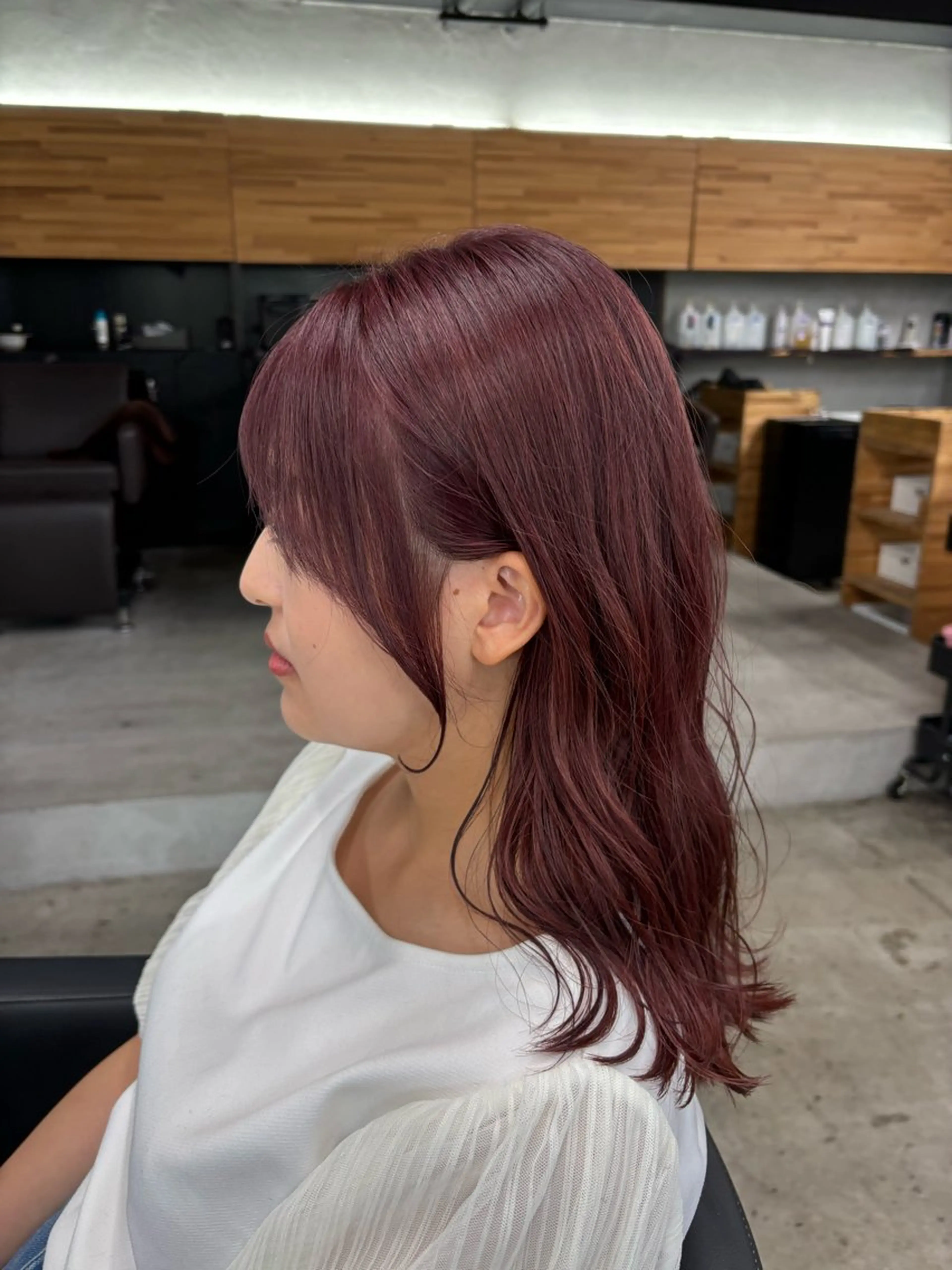 ミディアム カラー カット ヘアカラー トリートメント mono / Manatoのヘアスタイル