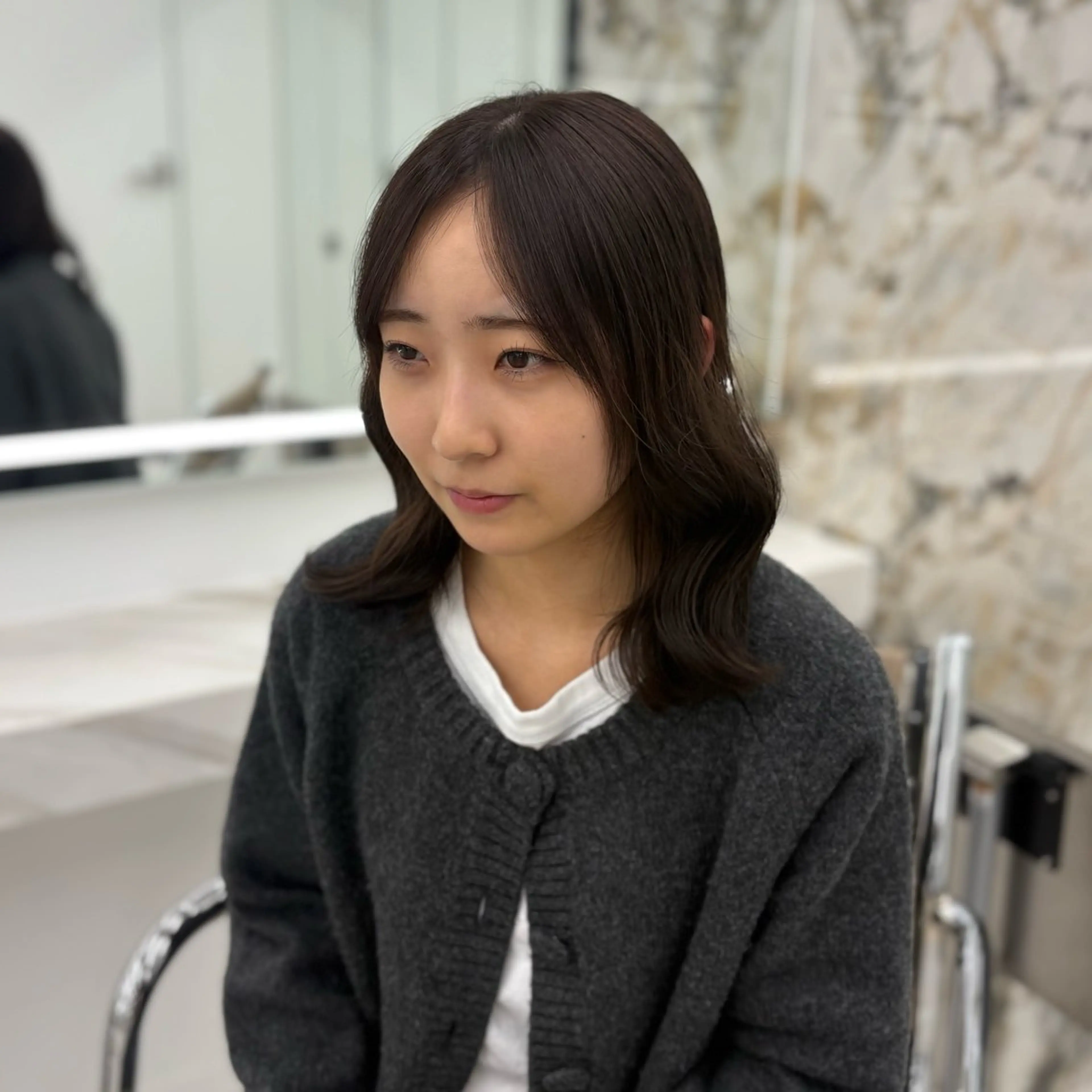 ミディアム カラー 🎀 ほんだ ことね 🎀のヘアスタイル