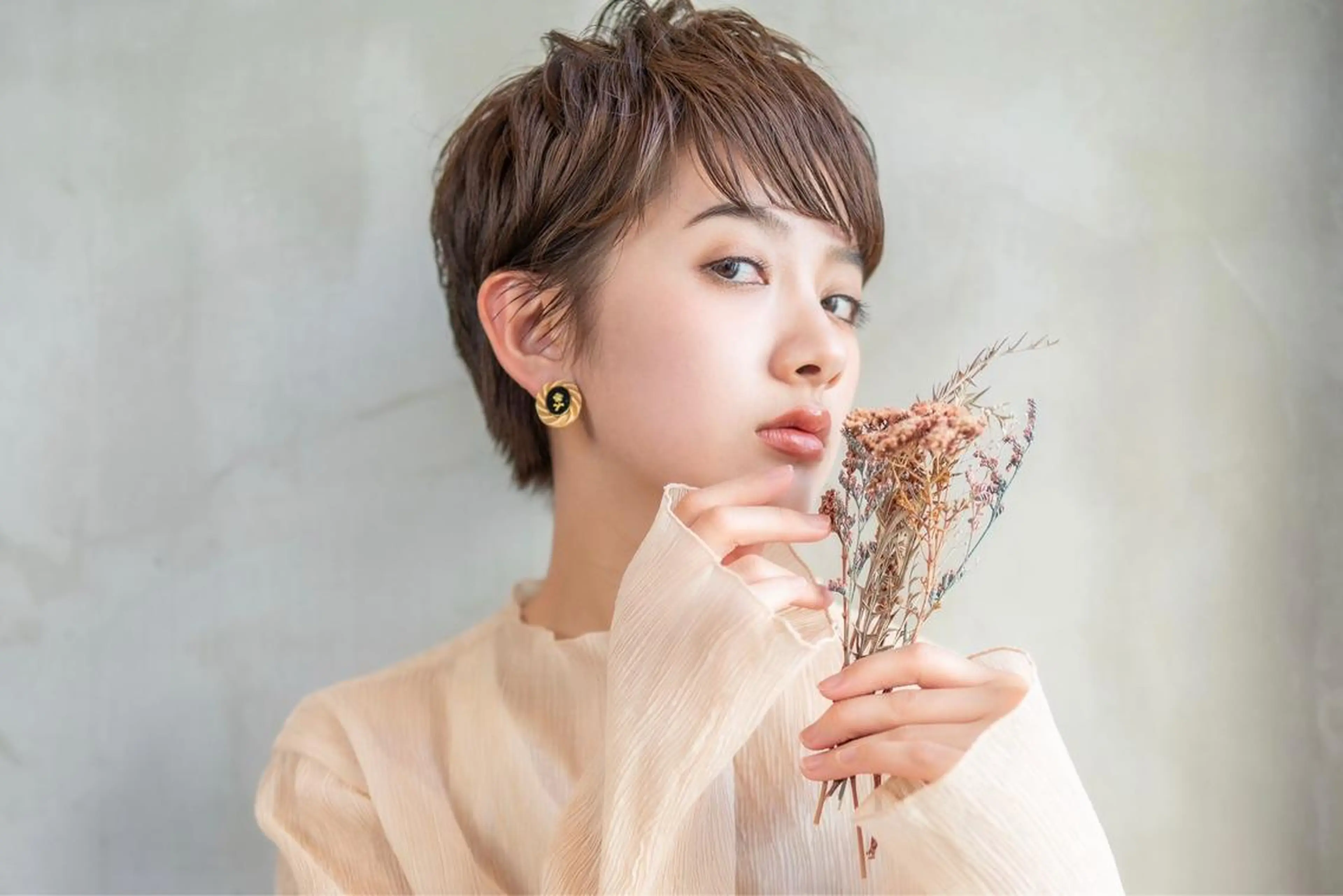 ショート カラー カット ヘアカラー トリートメント 🉐レイヤー/塩見 弘樹🉐渋谷のヘアスタイル