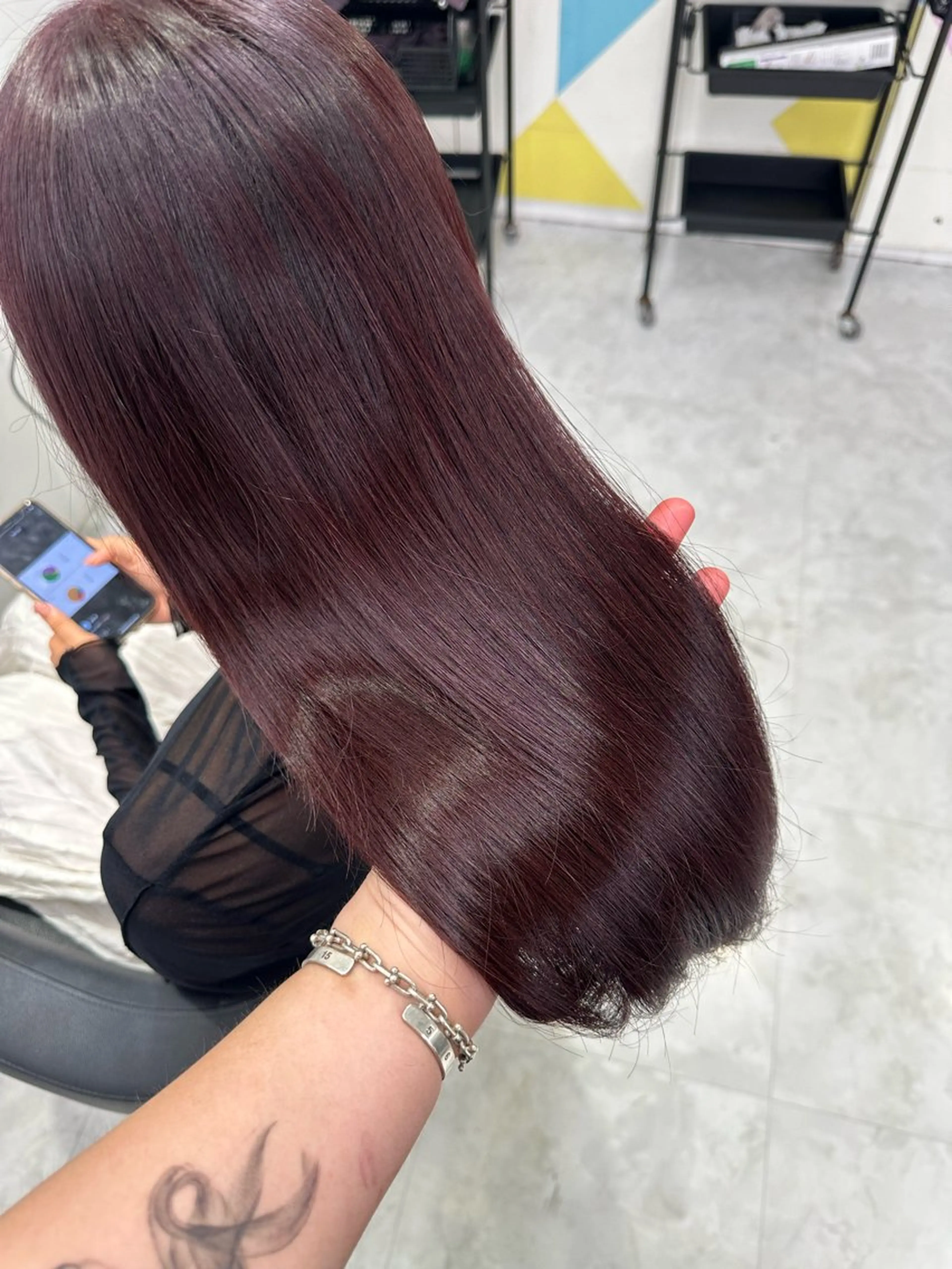 セミロング カラー ヘアアレンジ メンズ ヘアカラー トリートメント ヘッドスパ ヘアセット 🌈トレンドヘア 🌈WATARU🌈のヘアスタイル
